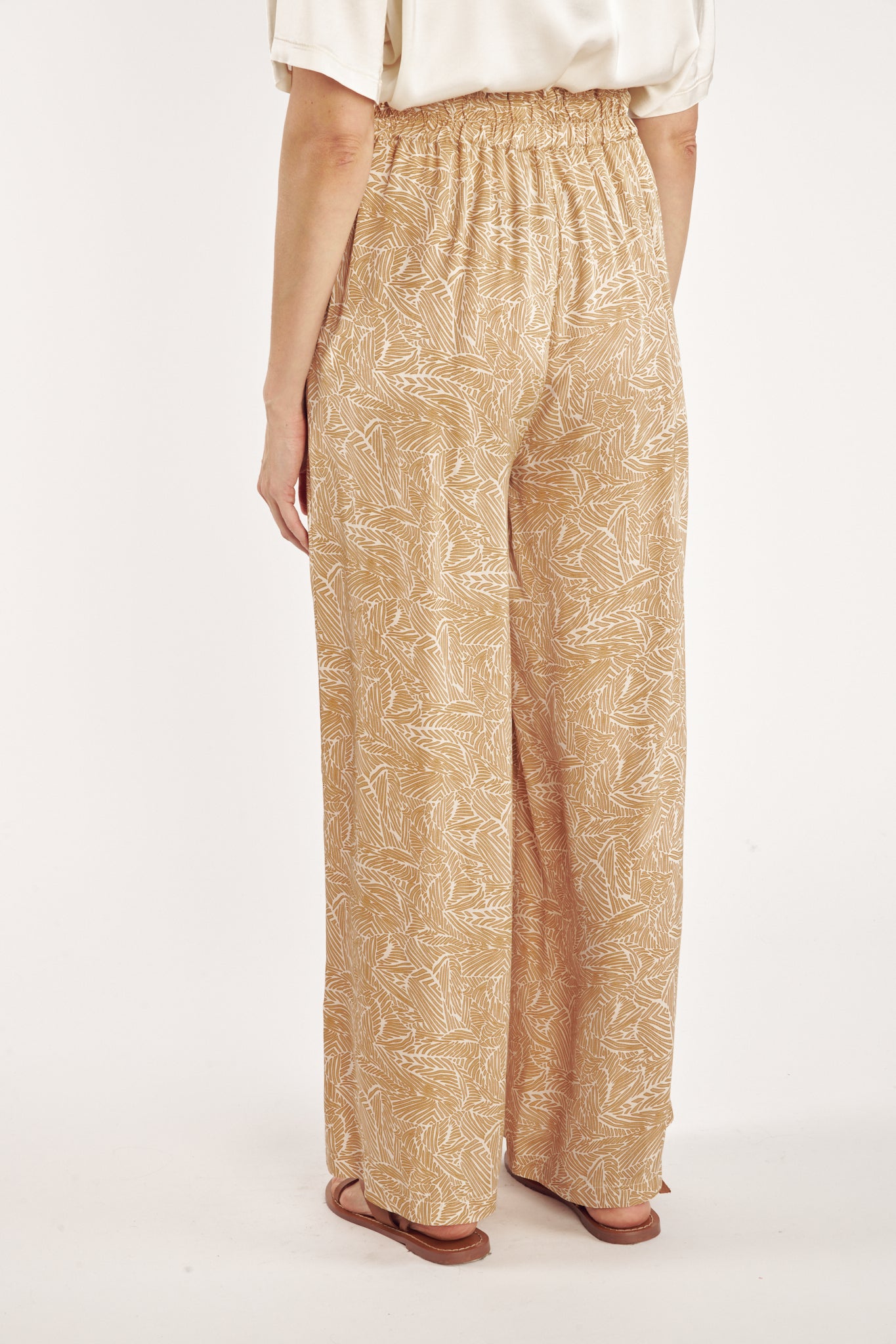 PANTALON CHESTER IMPRIMÉ ATENA MIEL