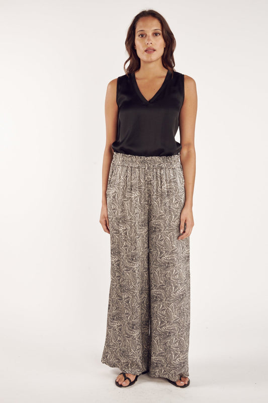 PANTALON CHESTER IMPRIMÉ ATENA NOIR