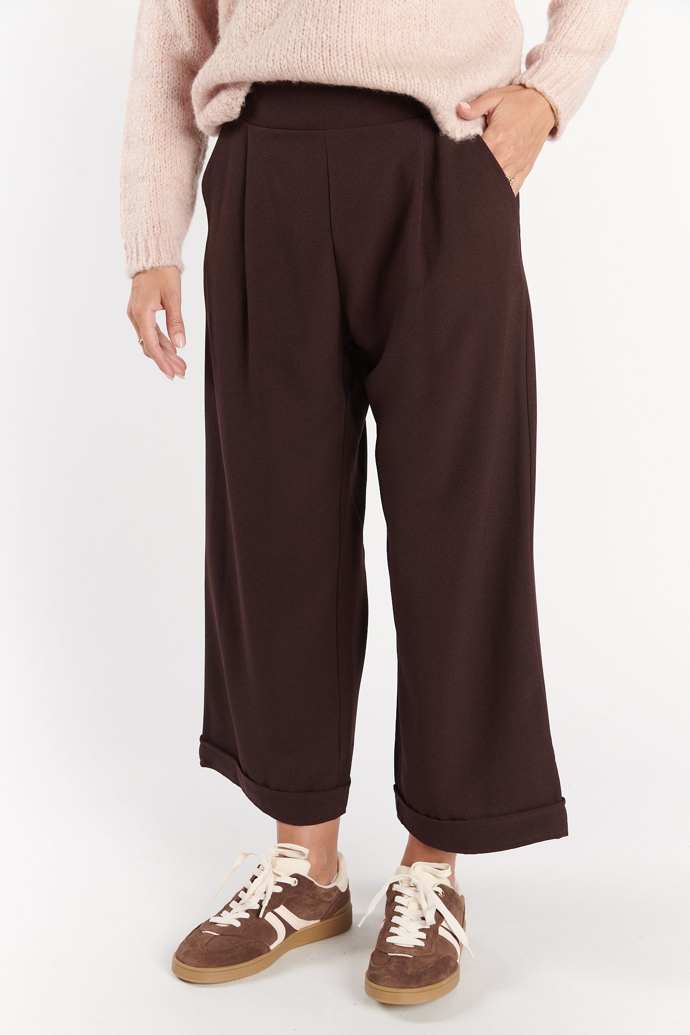 PANTALON ÉVASÉ BRICE CHOCO