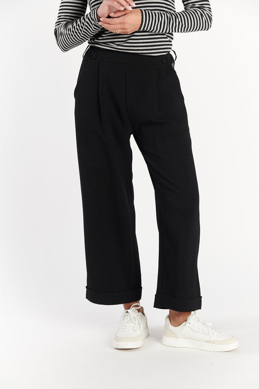 PANTALON ÉVASÉ BRICE NOIR
