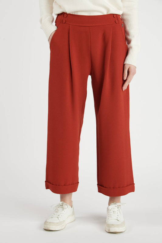 PANTALON ÉVASÉ BRICE SAFRAN