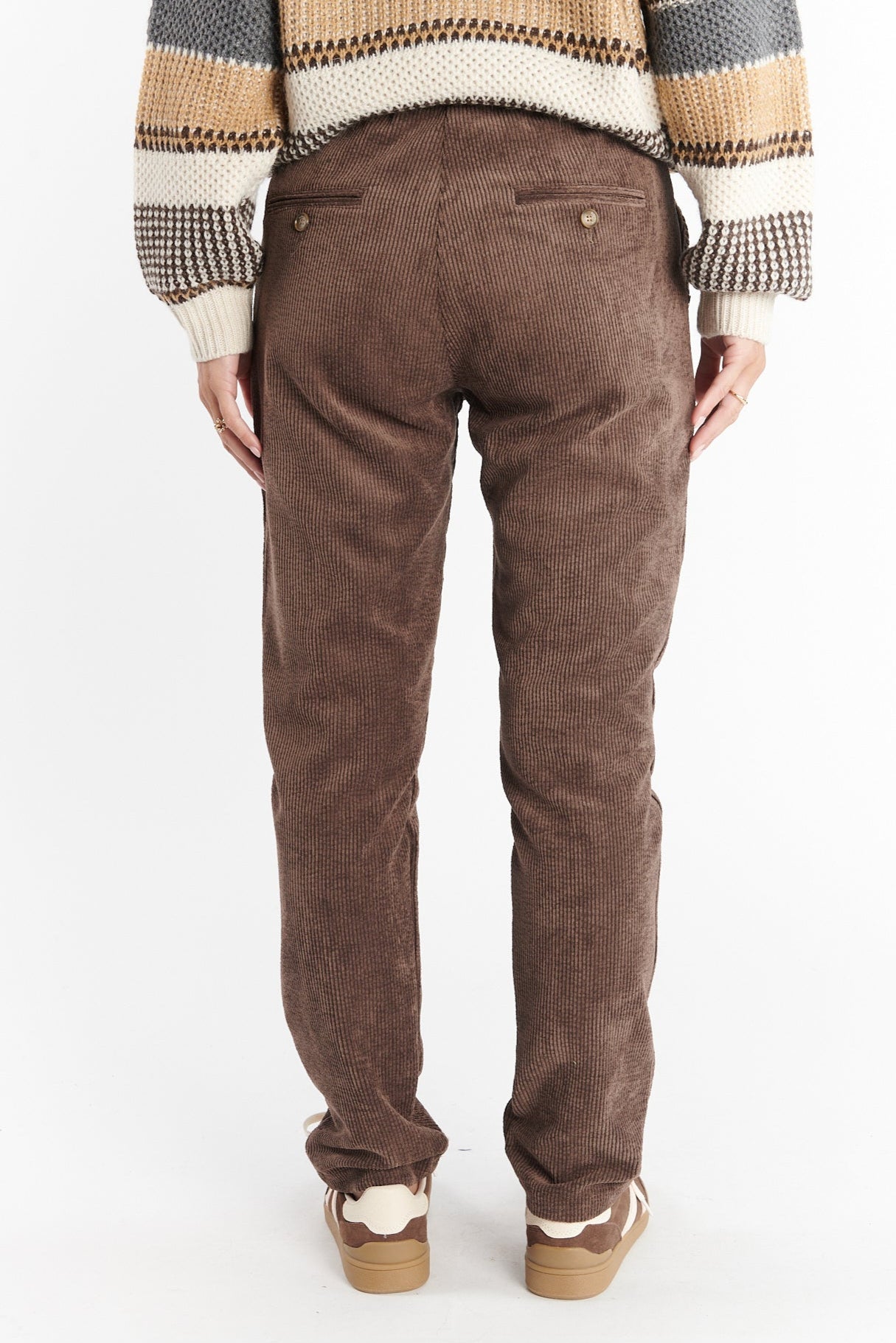 CHINO JOGGING VELOURS SCOTT CHOCO