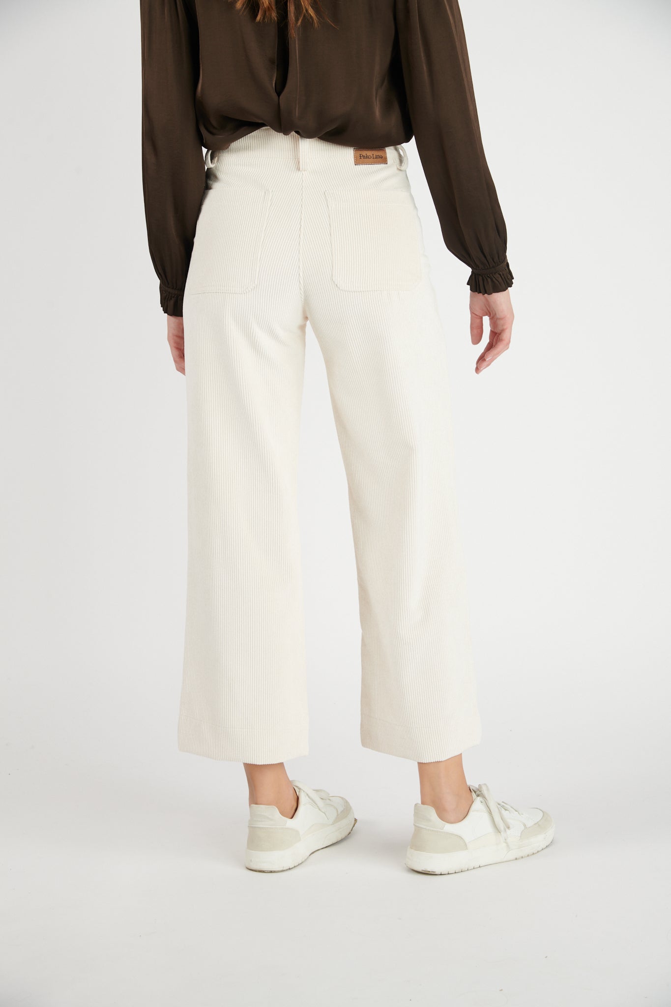 PANTALON 7/8 VELOURS DANEL NATUREL
