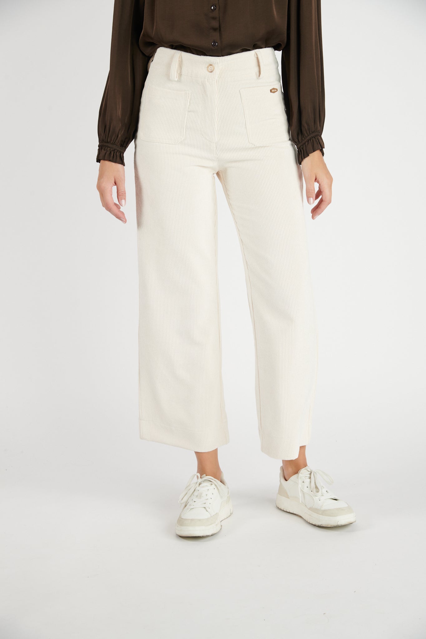 PANTALON 7/8 VELOURS DANEL NATUREL
