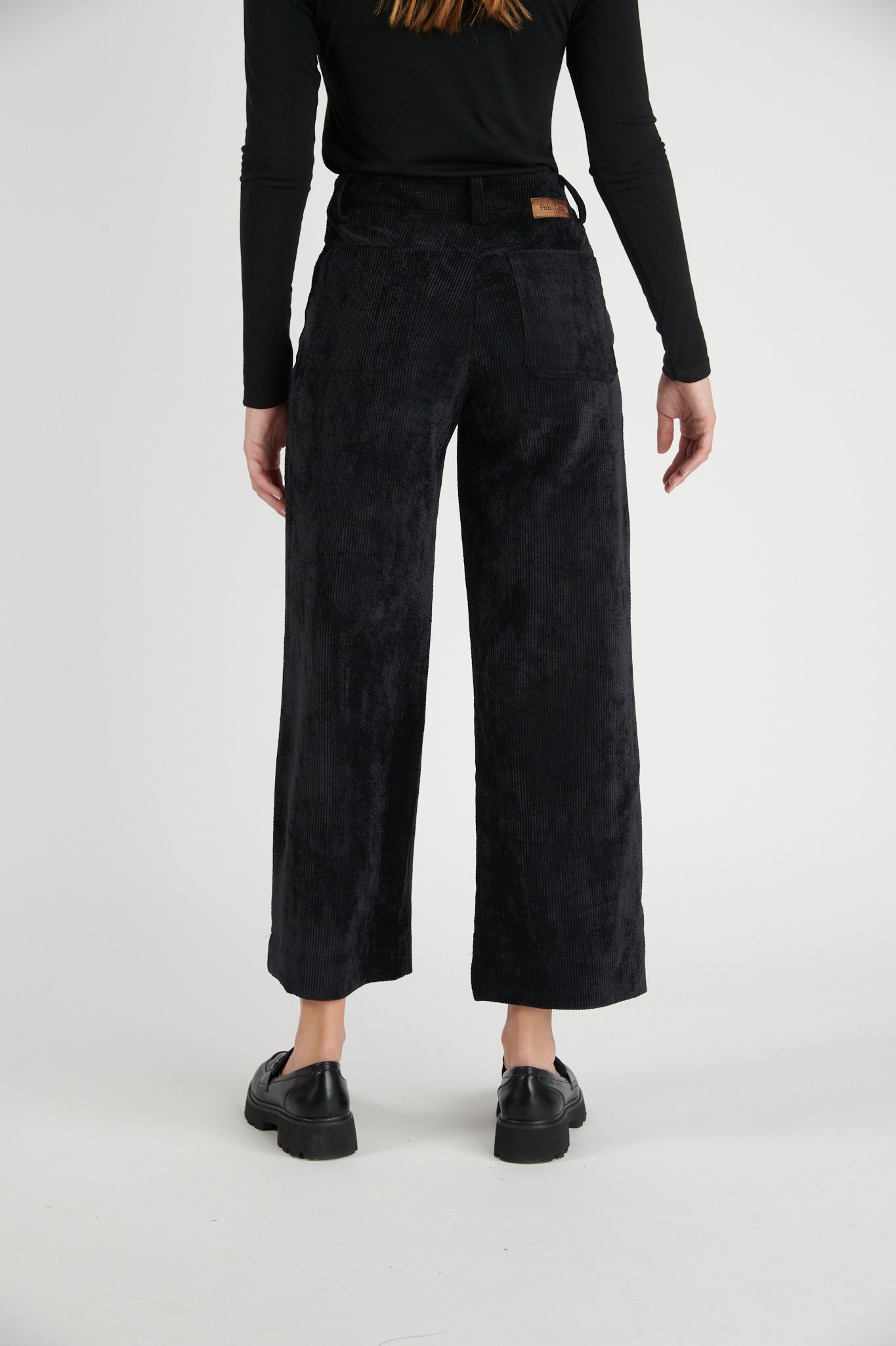 PANTALON 7/8 VELOURS DANEL NOIR