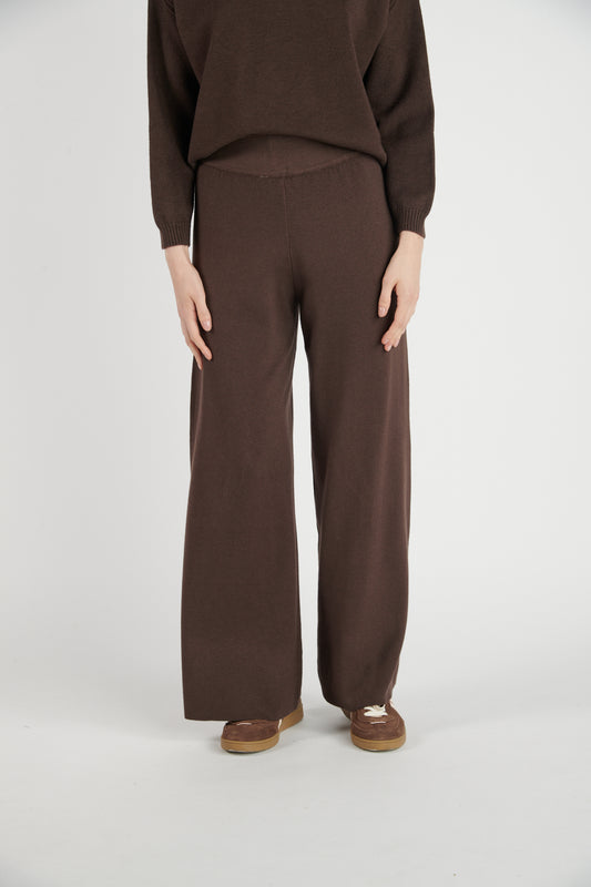 PANTALON MAILLE BILLY CHOCO