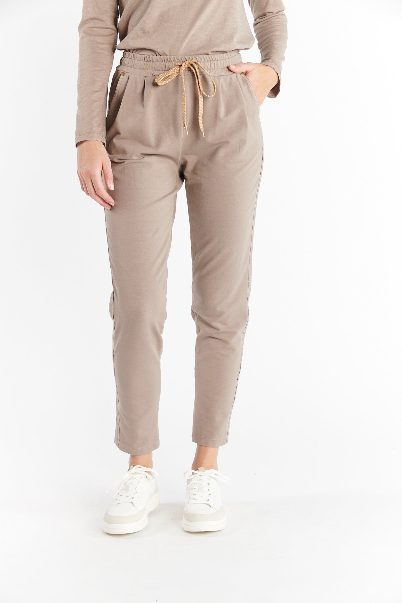 JOGGING DÉTAIL LUREX ALFRED TAUPE