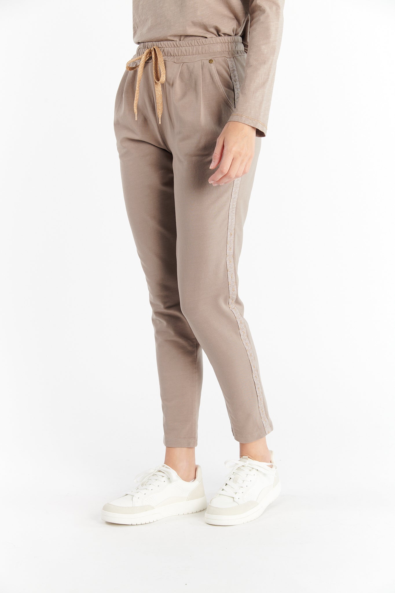 JOGGING DÉTAIL LUREX ALFRED TAUPE