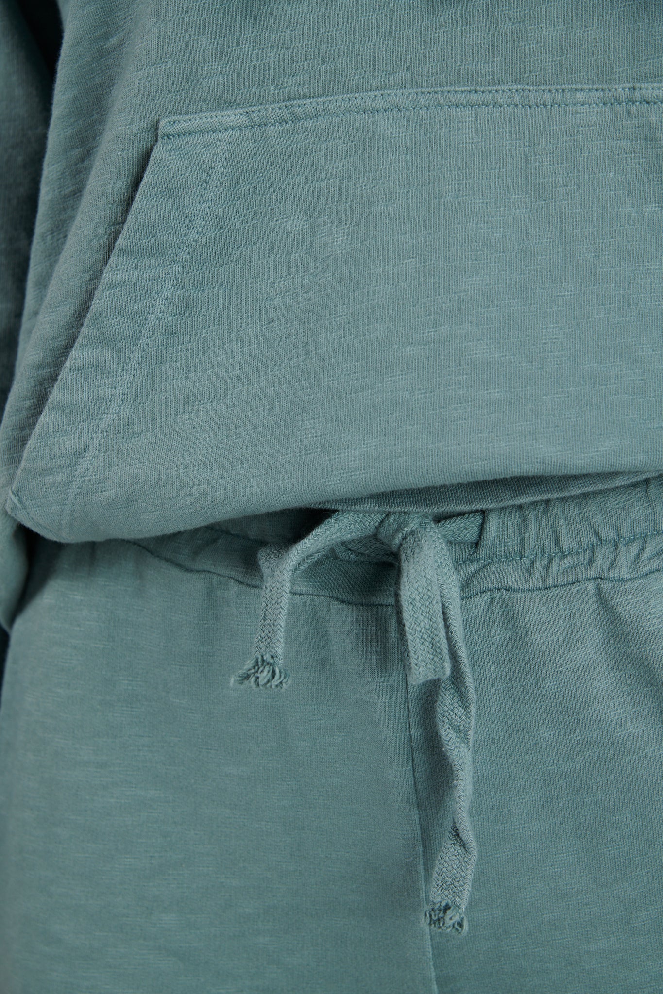 JOGGING LONG DILANI COTON ORGANIQUE BLEU CENDRE