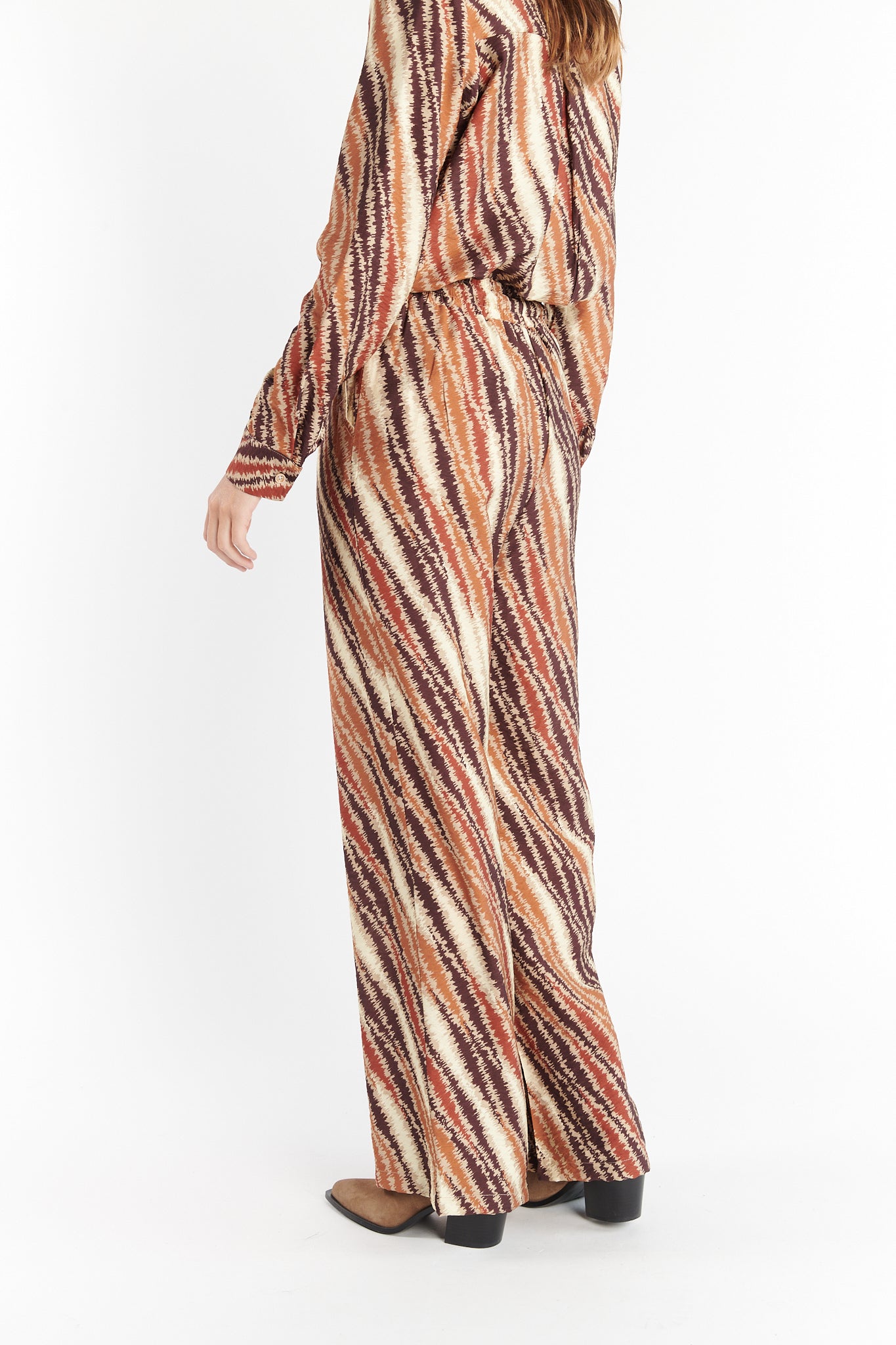 PANTALON FLUIDE DONELL IMPRIMÉ CHOCO ELECTRO