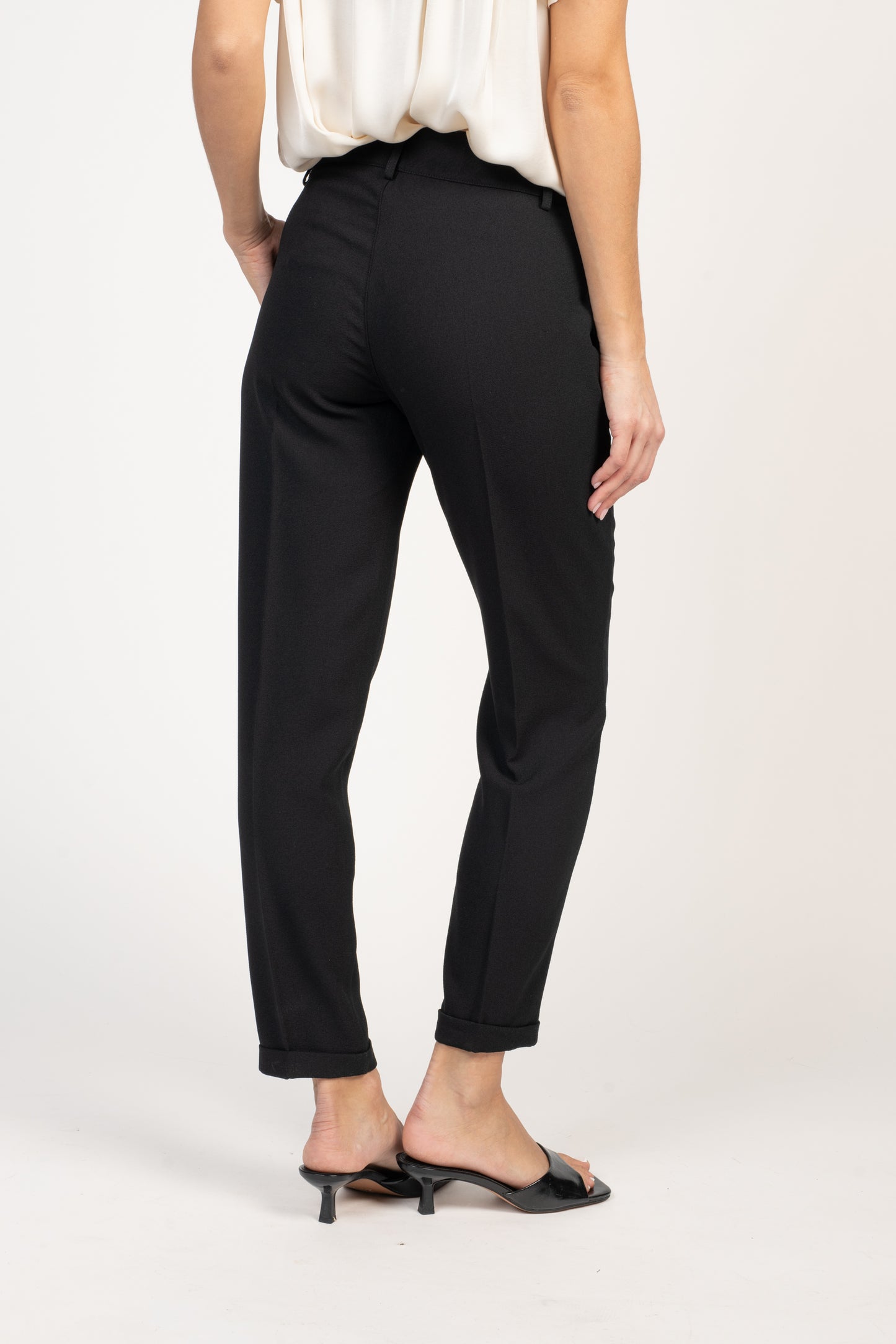 PANTALON 7/8 CIGARETTE ELSA NOIR