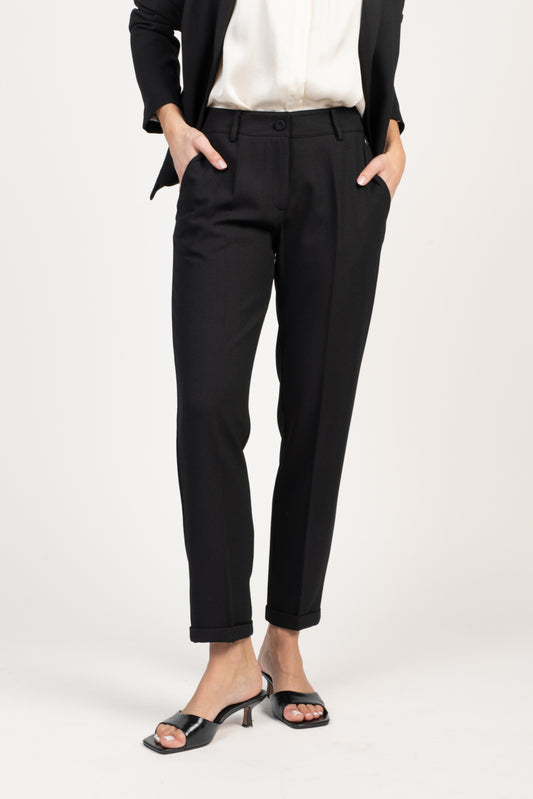 PANTALON 7/8 CIGARETTE ELSA NOIR