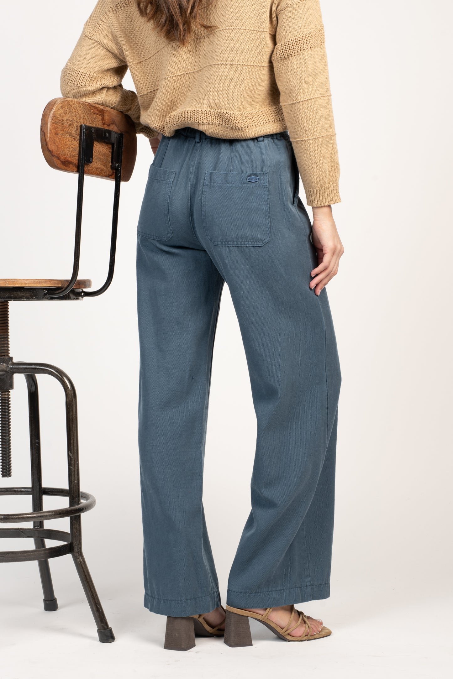 PANTALON ÉVASÉ ESMÉE BLEU
