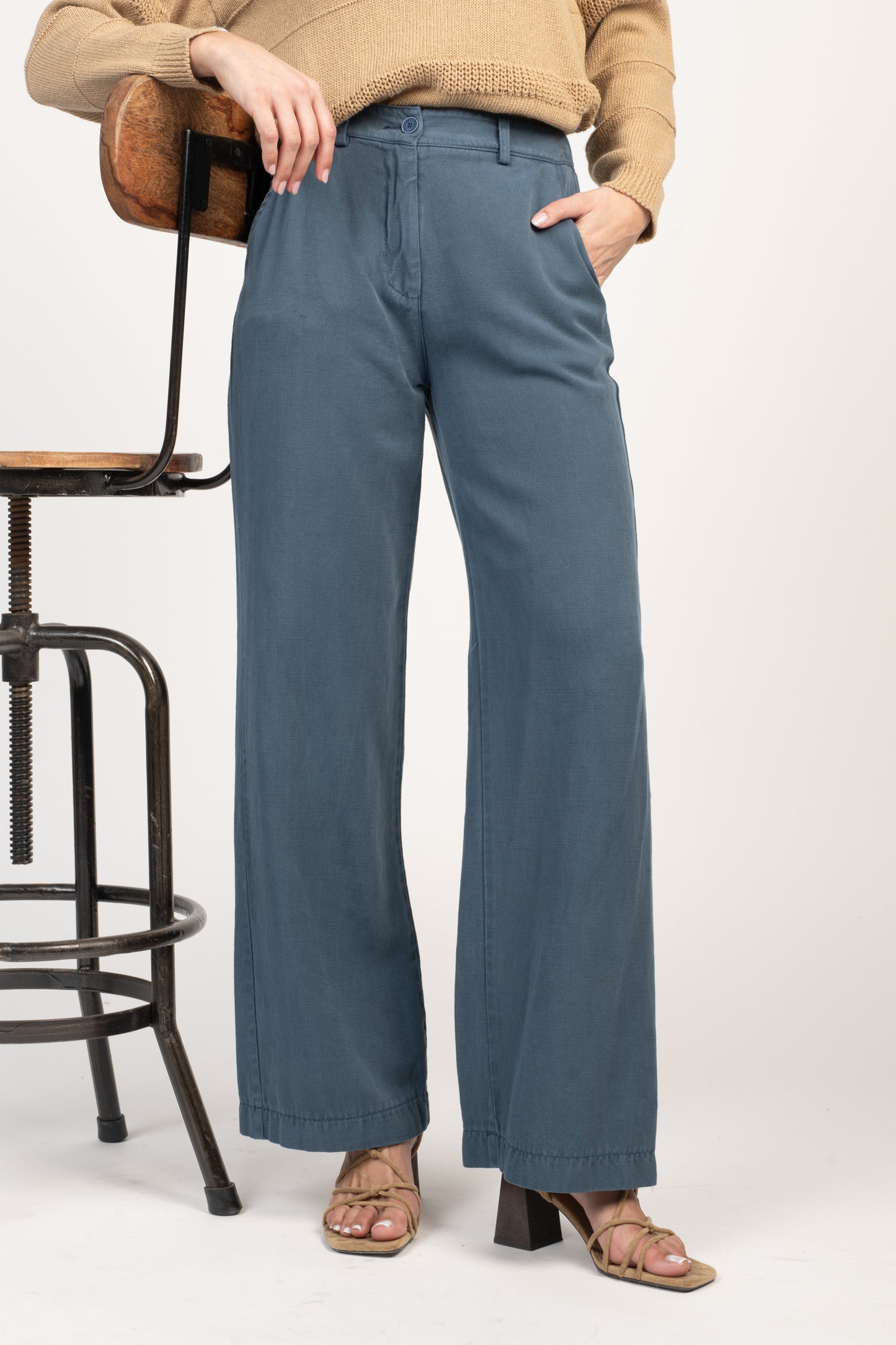 PANTALON ÉVASÉ ESMÉE BLEU