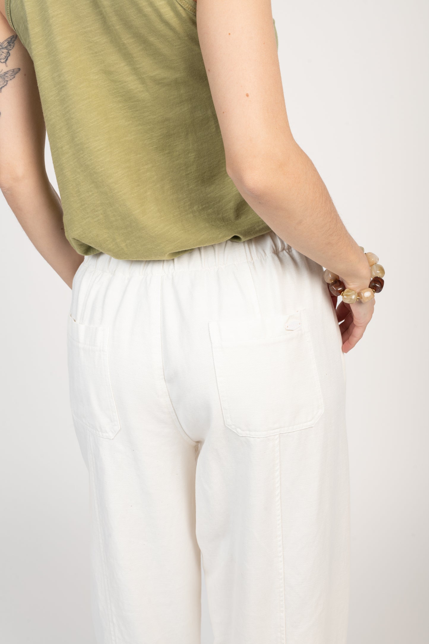 PANTALON BALLON 7/8ÈME ÉLÉONORE ÉCRU