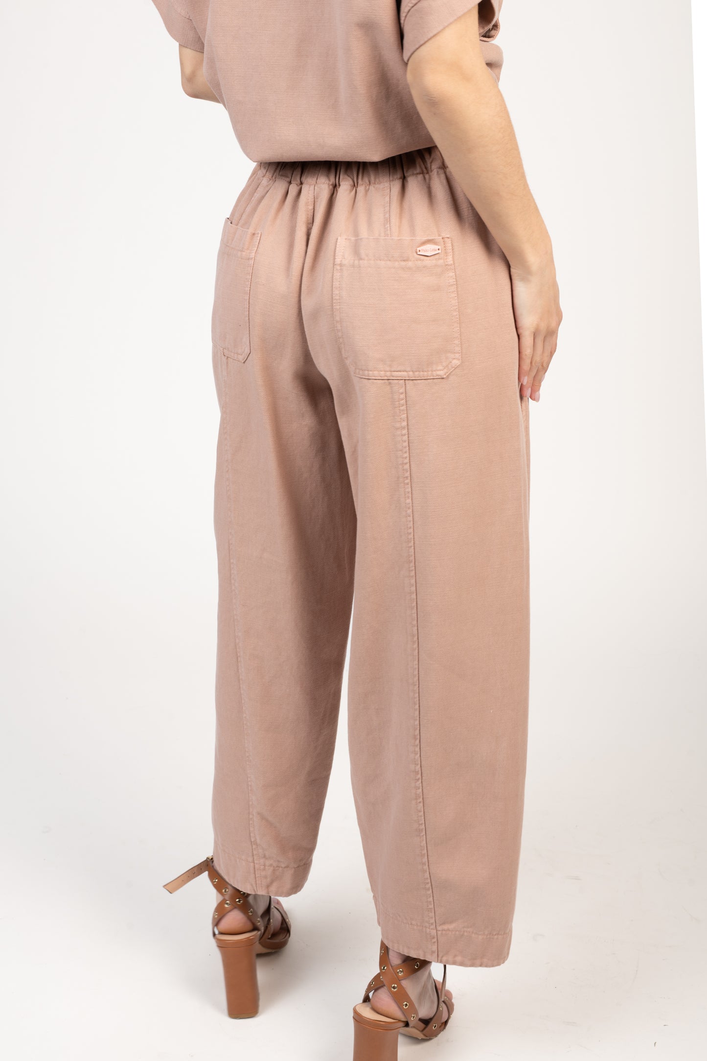 PANTALON BALLON 7/8ÈME ÉLÉONORE VIEUX ROSE