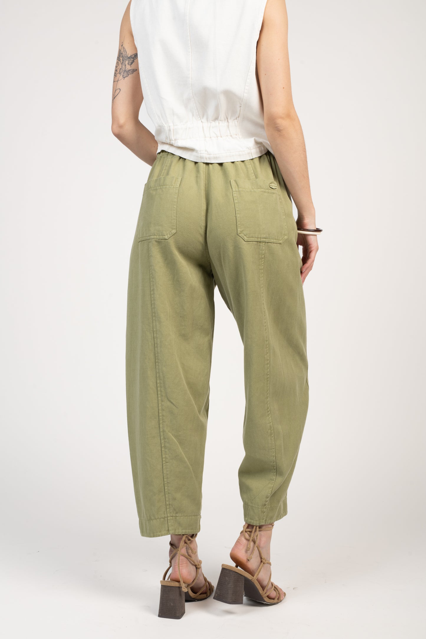 PANTALON BALLON 7/8ÈME ÉLÉONORE VERT