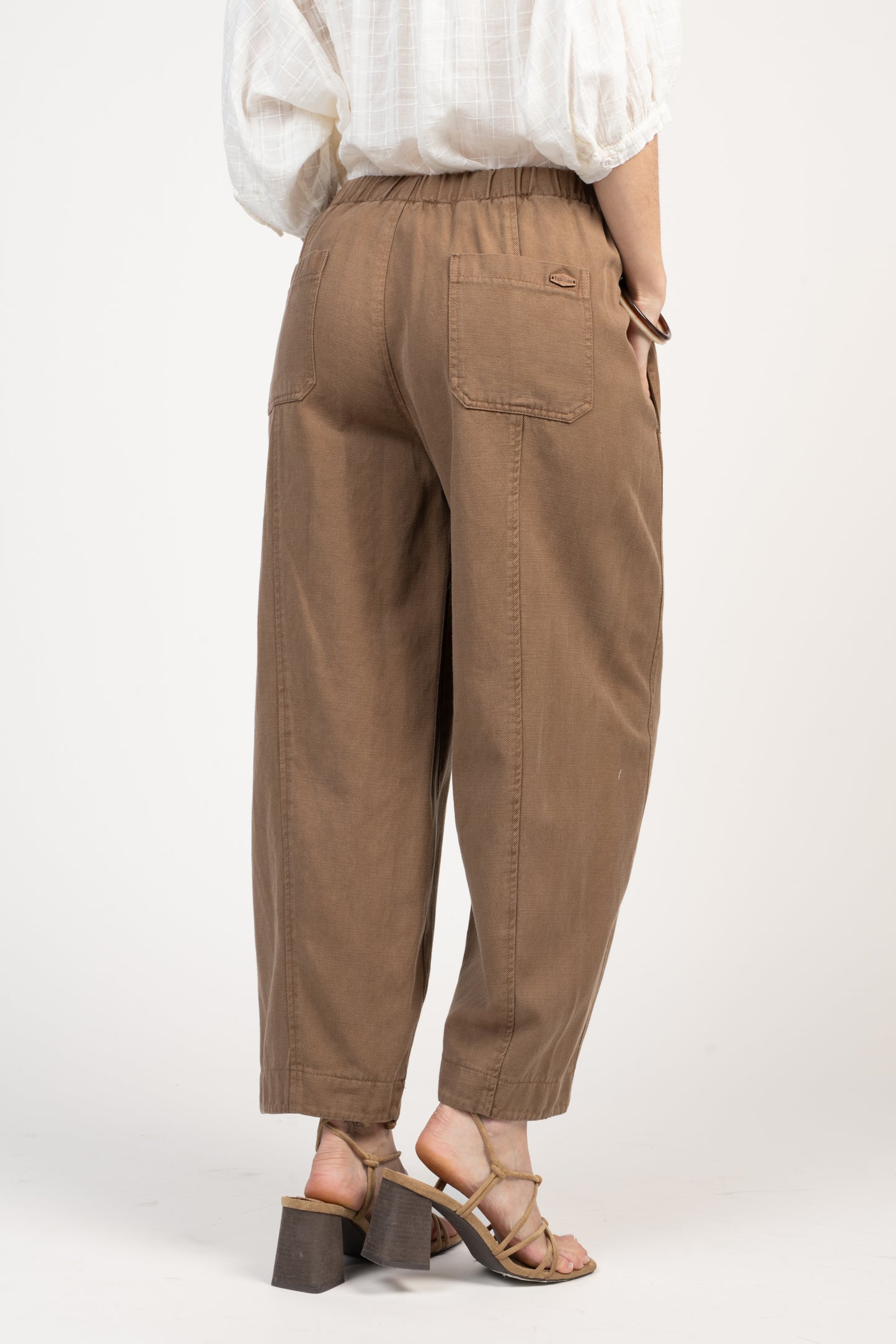 PANTALON BALLON 7/8ÈME ÉLÉONORE MARRON