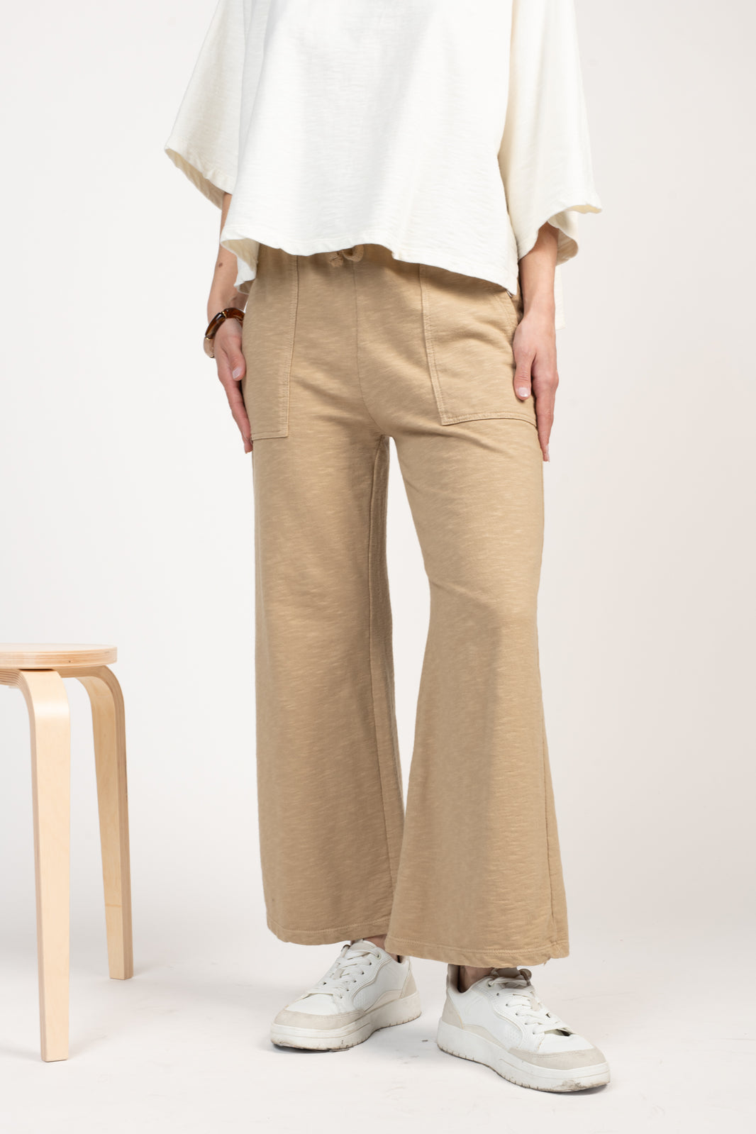 TOP AMPLE COTON BIO ESTELLE ÉCRU – Pako Litto