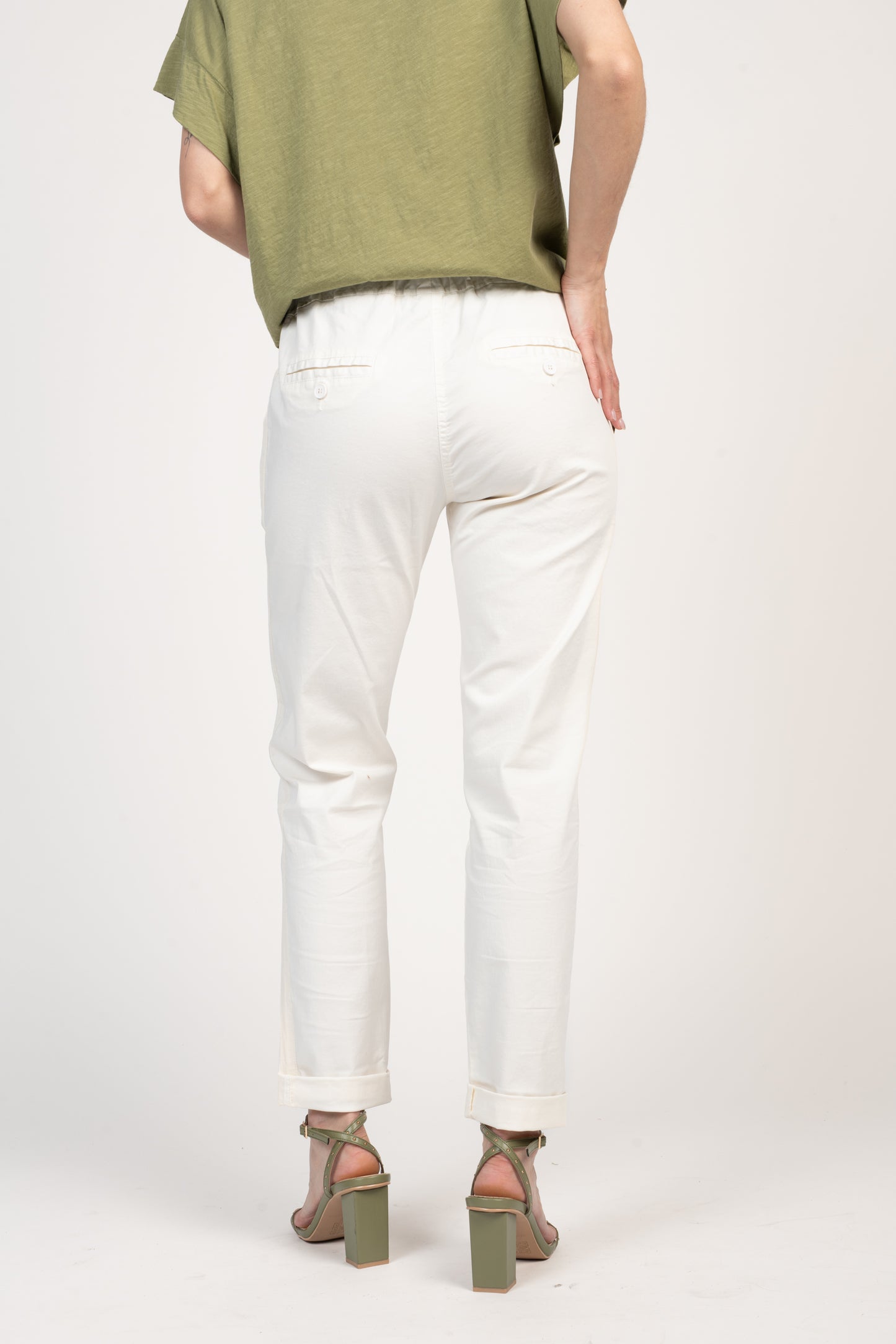CHINO JOGGING FANNY ÉCRU