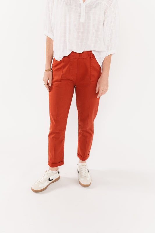 CHINO 7/8ÈME ELIOTT PAPRIKA