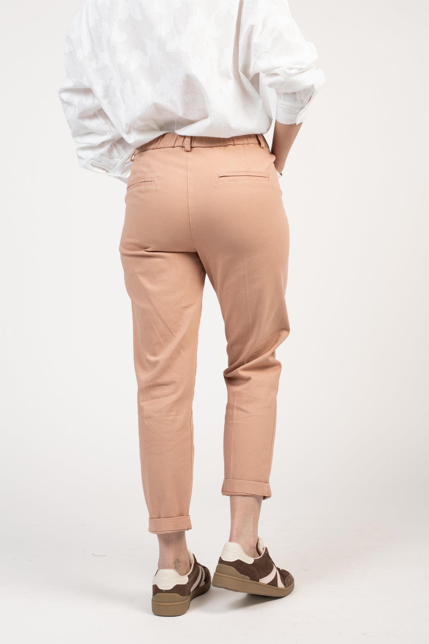 CHINO 7/8ÈME ELIOTT VIEUX ROSE
