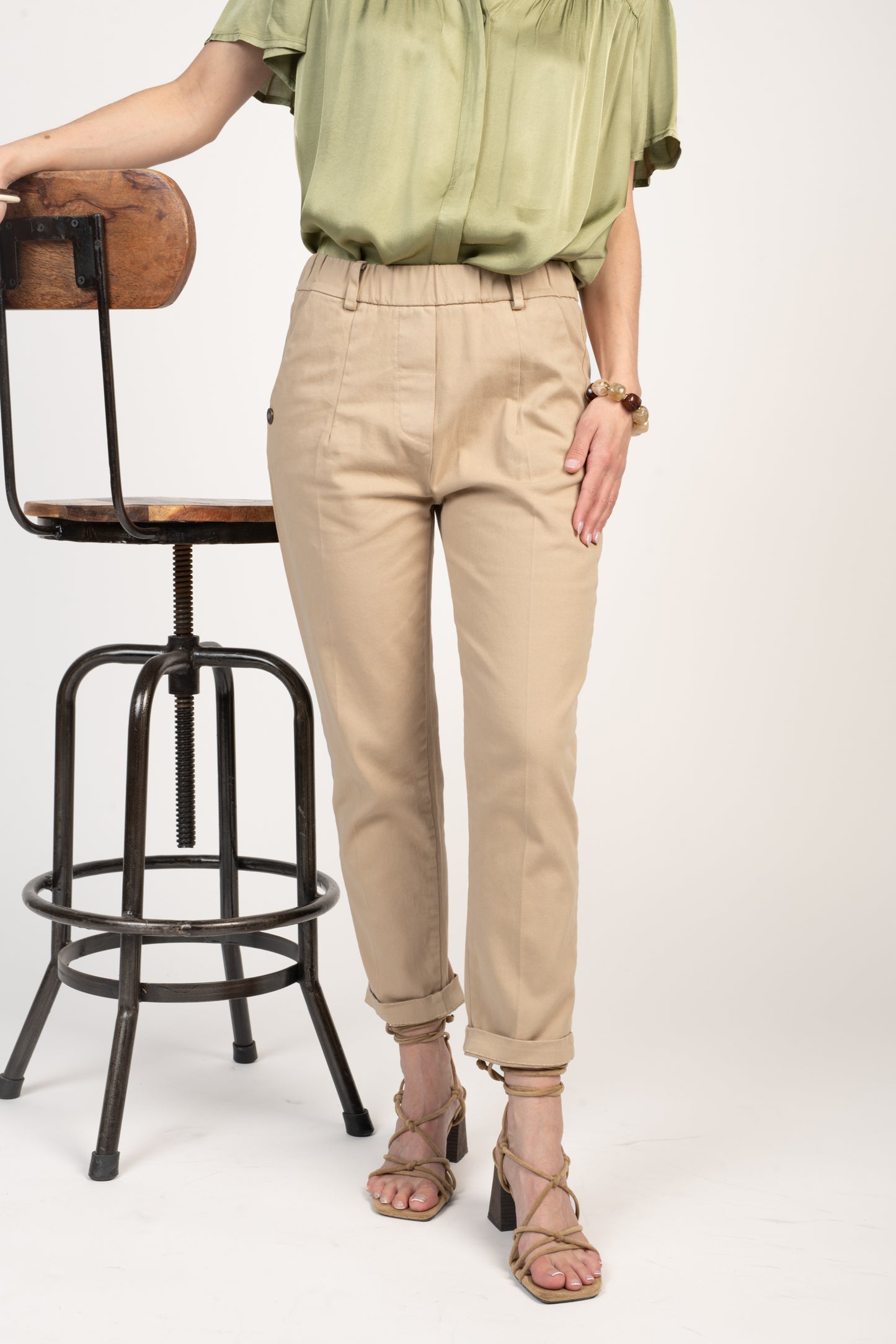 CHINO 7/8ÈME ELIOTT SABLE
