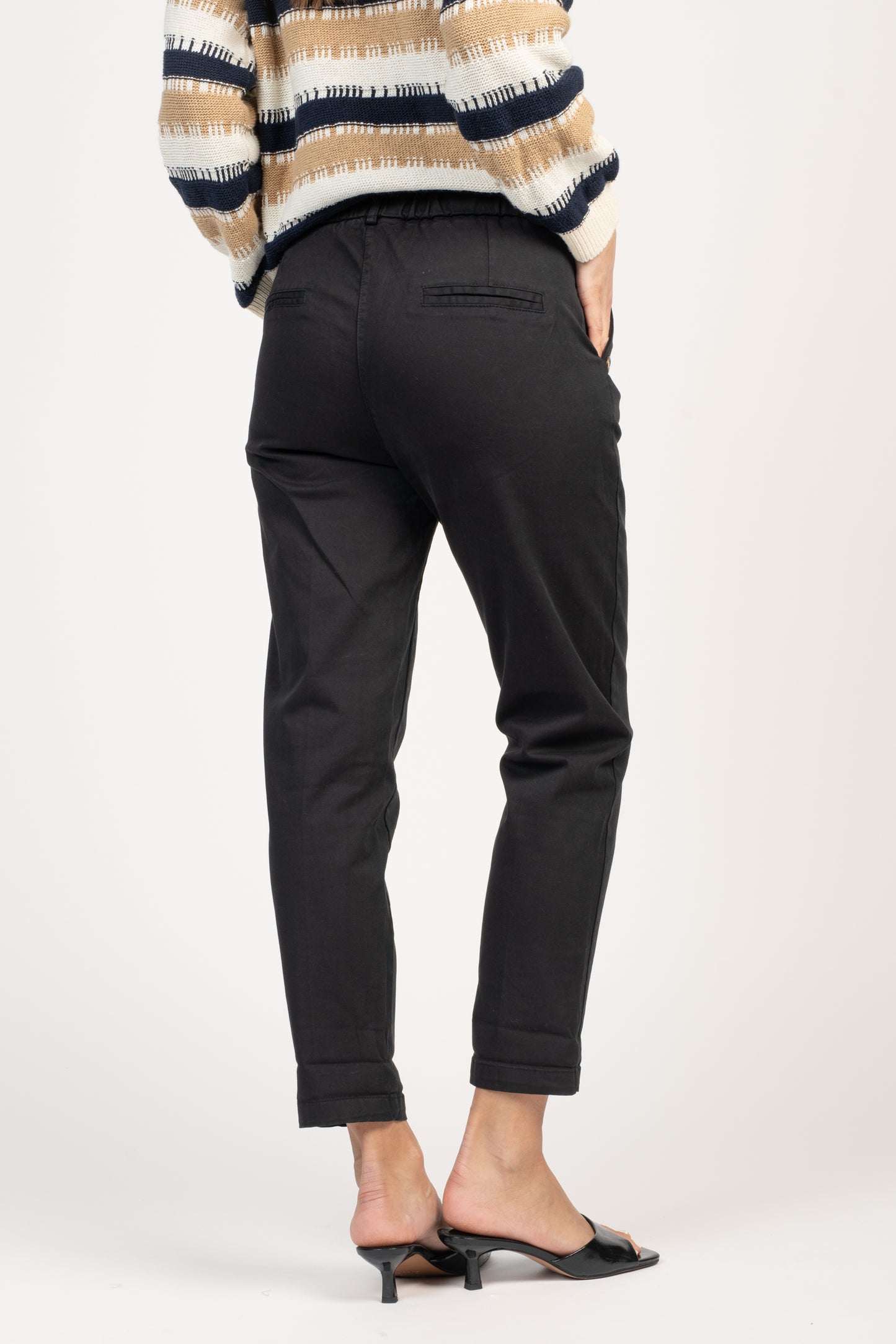 CHINO 7/8ÈME ELIOTT NOIR