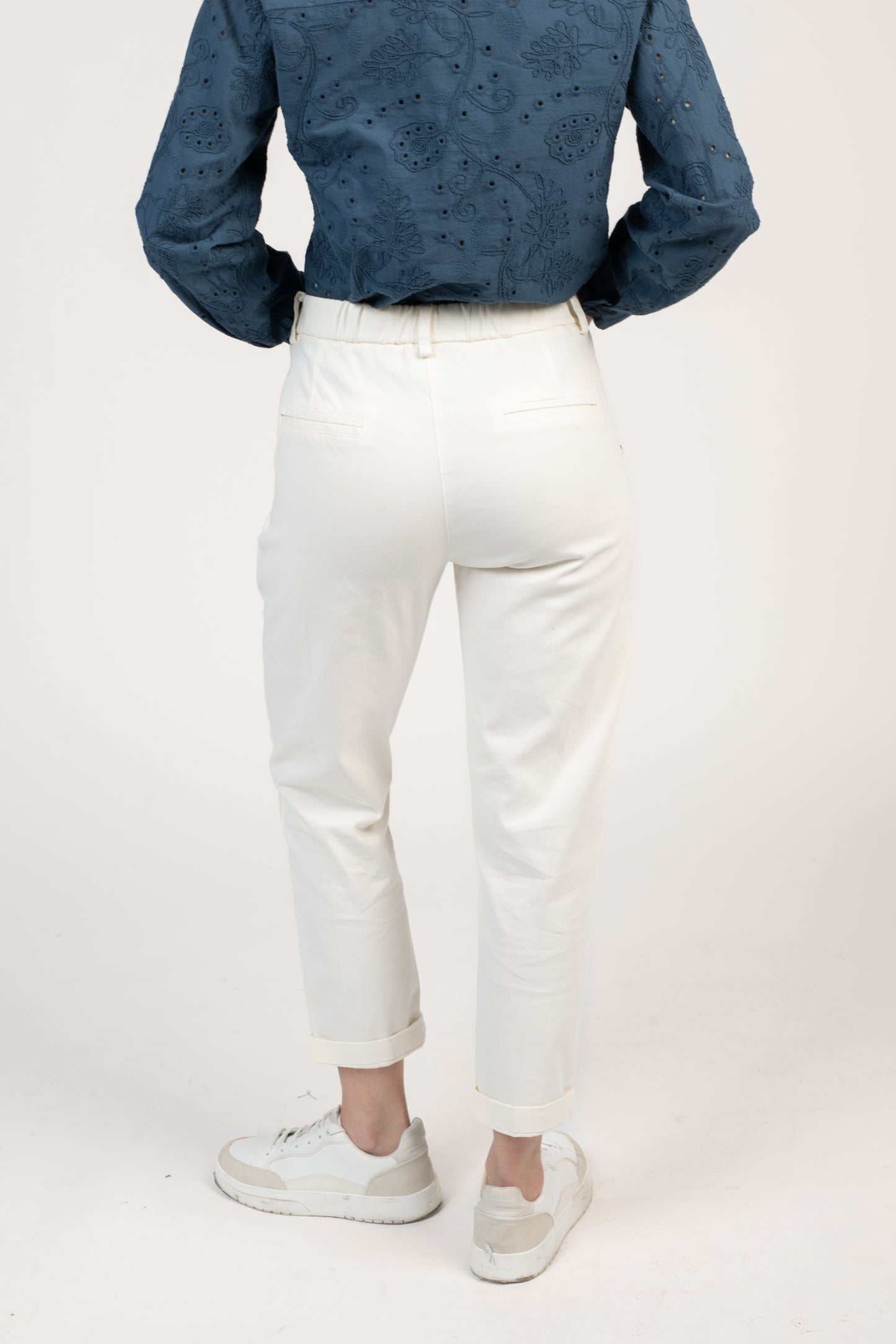 CHINO 7/8ÈME ELIOTT ÉCRU