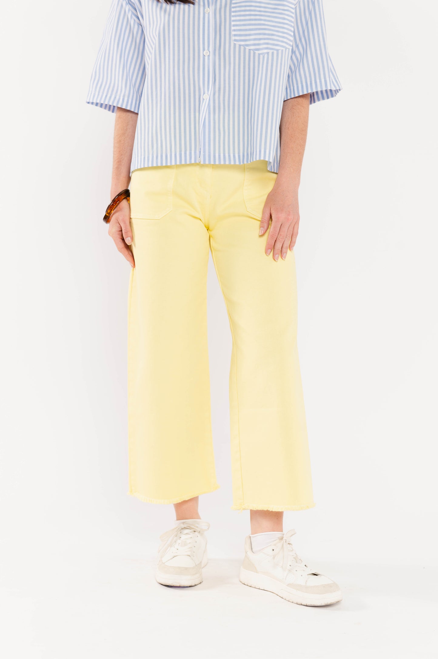 PANTALON ÉVASÉ 7/8ÈME ÉVAN MIMOSA