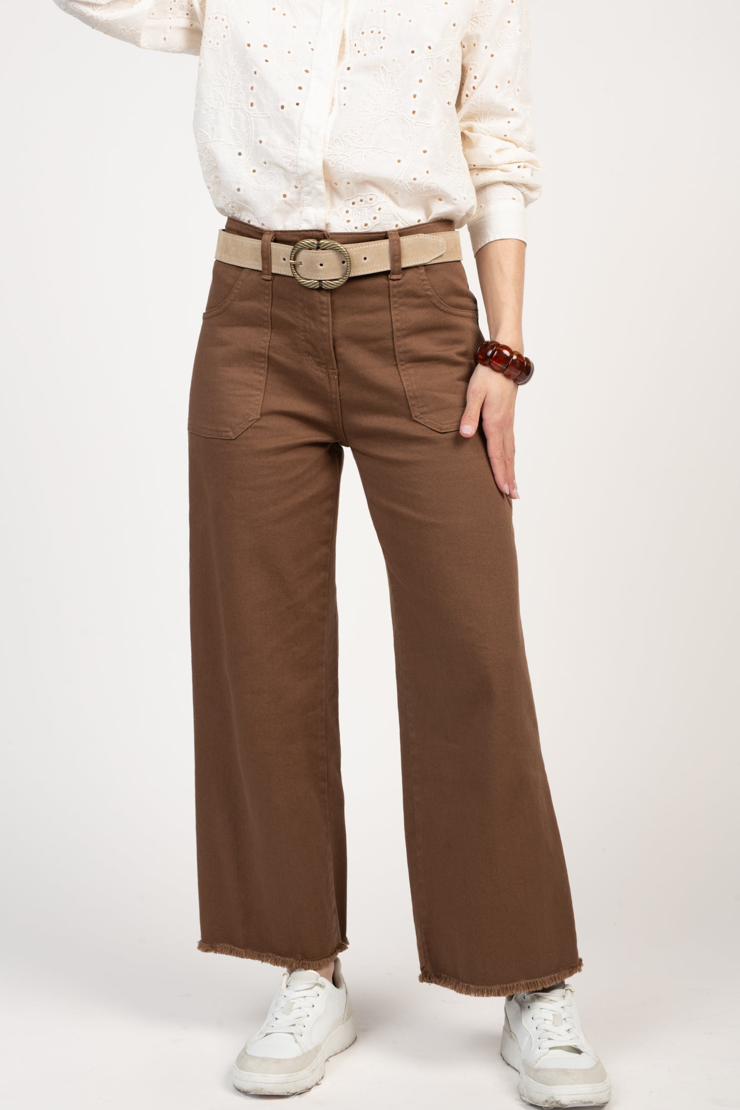CEINTURE DAIM FLORIE BEIGE