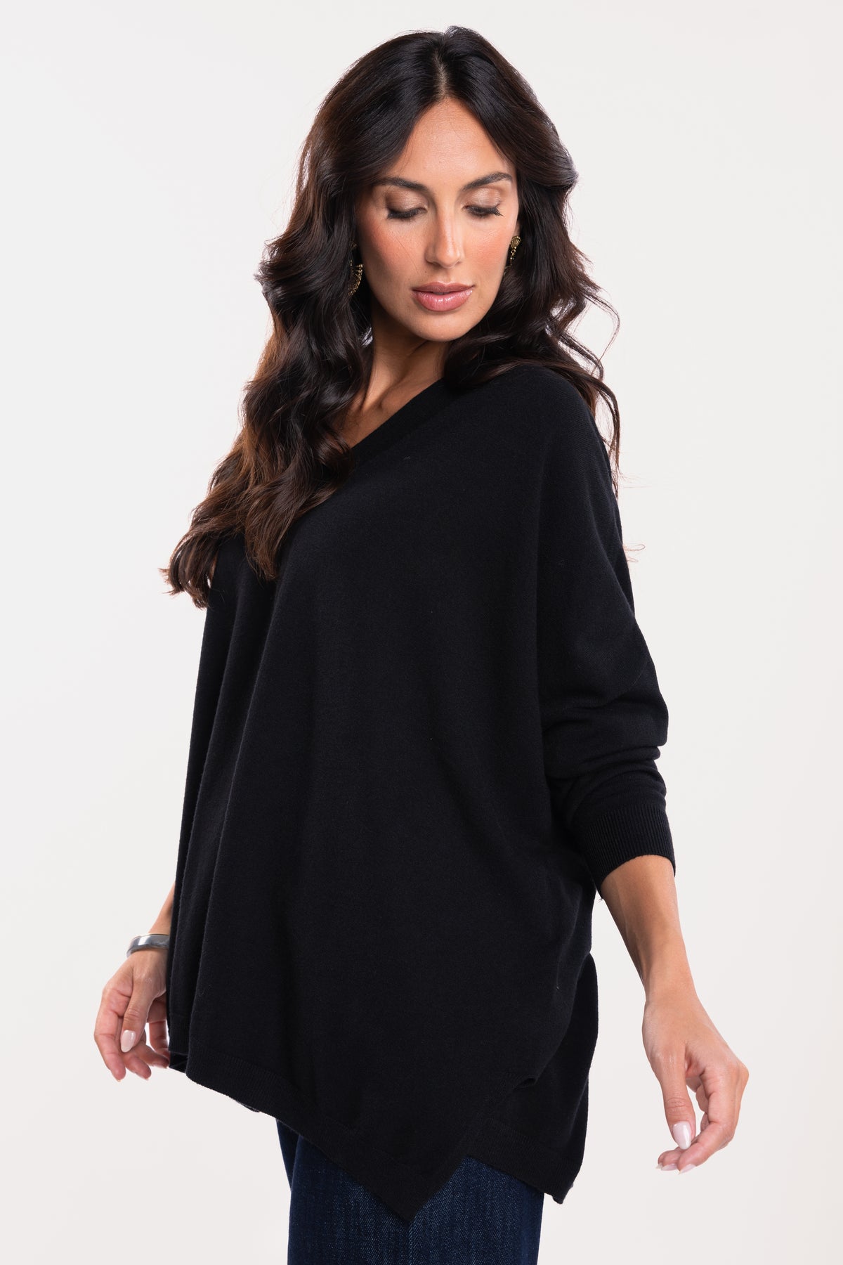 Pull oversize noir 