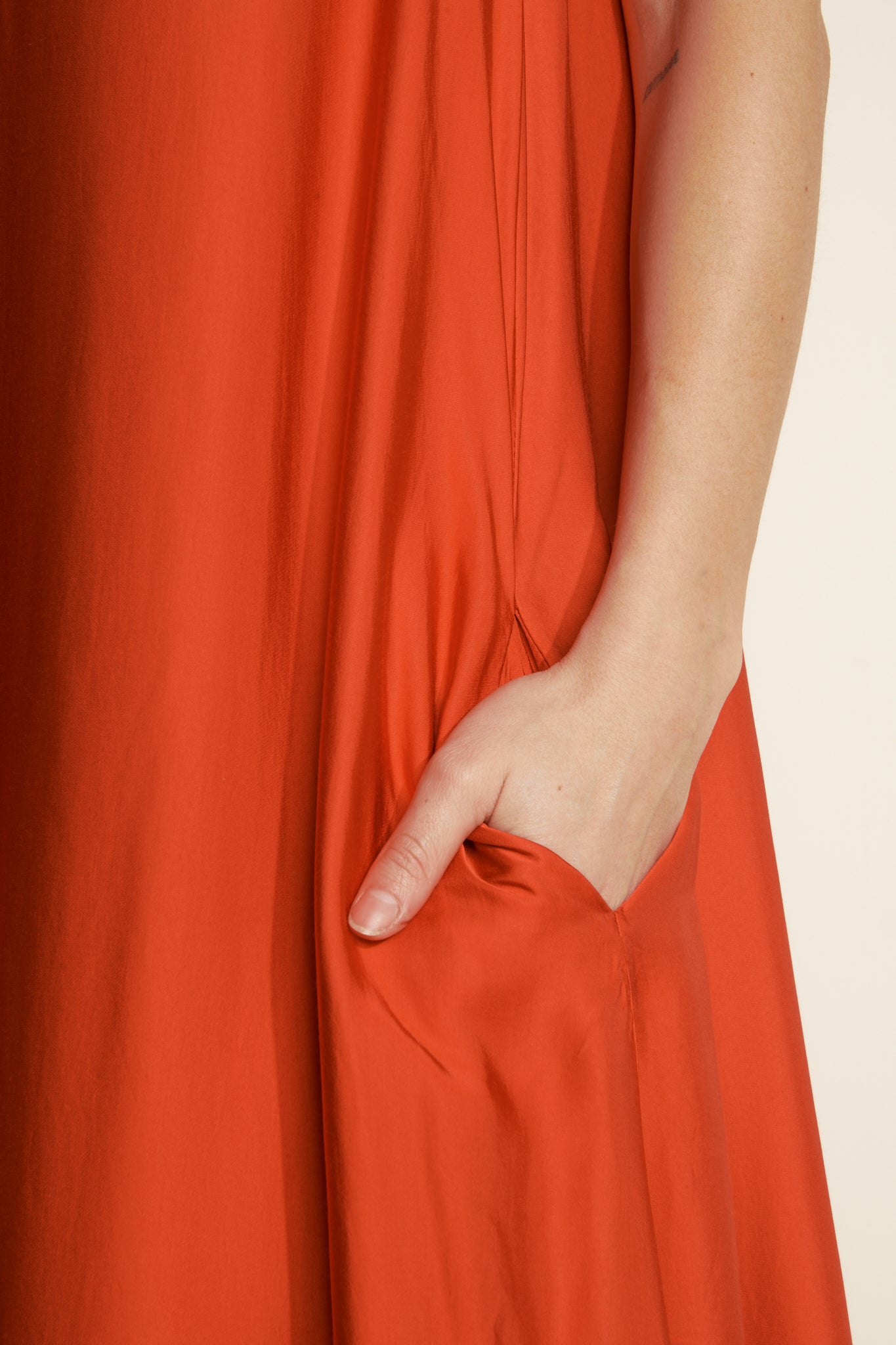 ROBE LONGUE ARLÈNE ORANGEADE