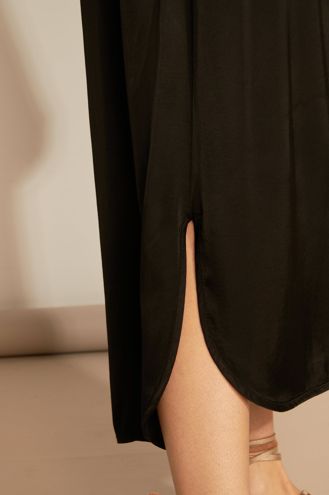 ROBE MIDI ANGÈLE NOIRE