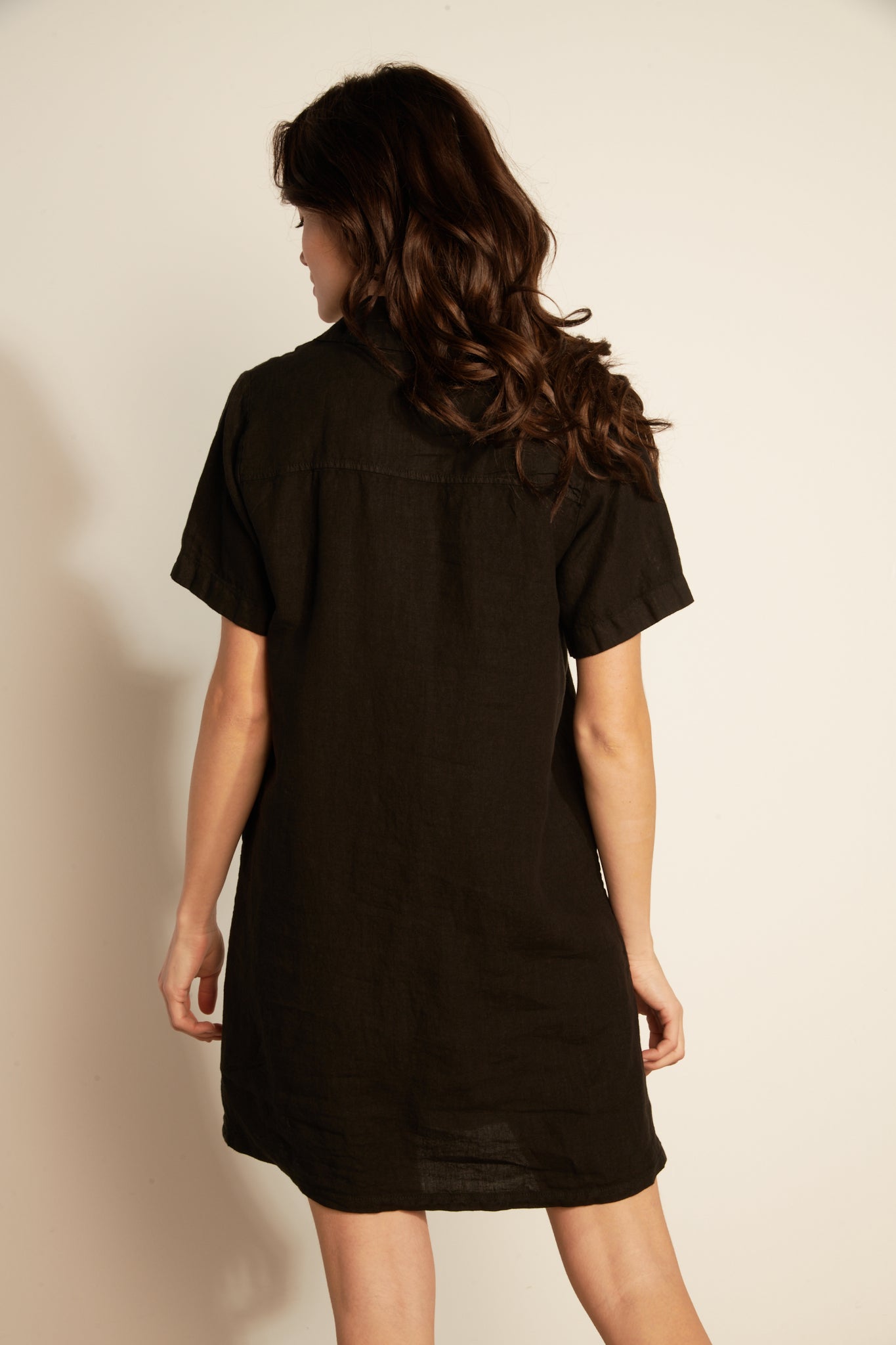 ROBE EN LIN AYALA NOIRE