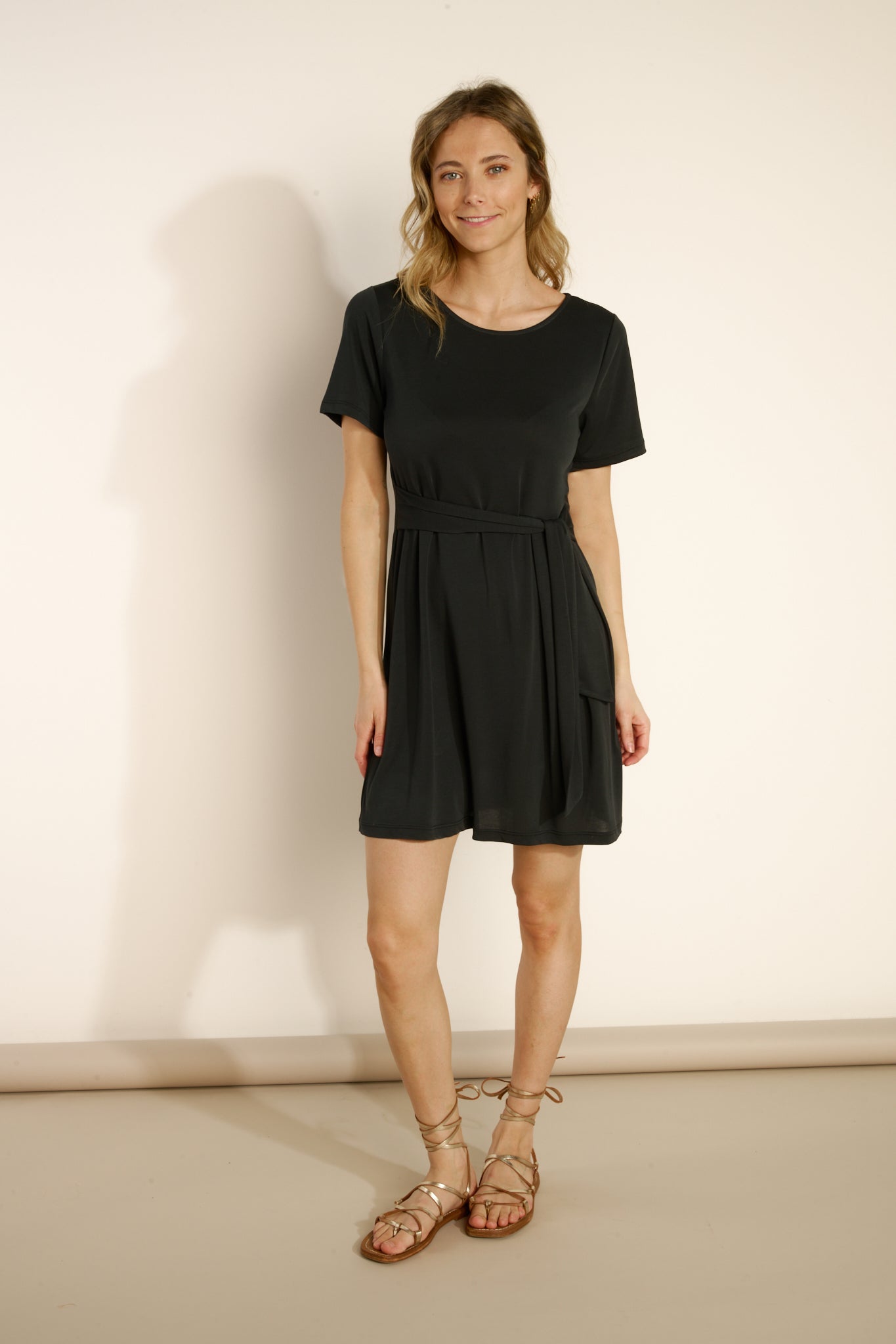 ROBE NOUÉE ALIONA NOIRE