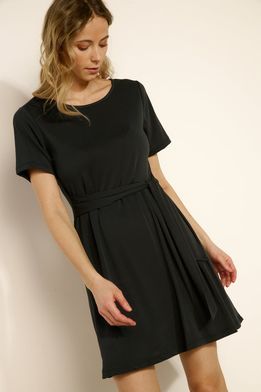 ROBE NOUÉE ALIONA NOIRE