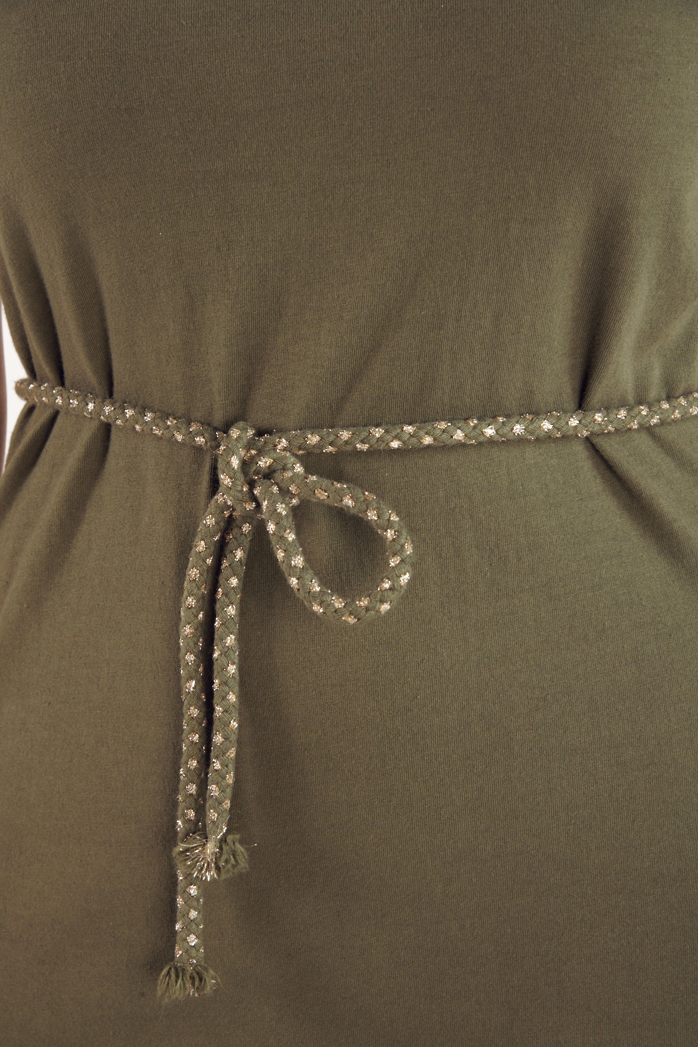 ROBE LONGUE COTON ORGANIQUE CLARA KAKI