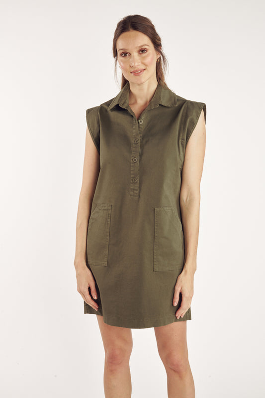 ROBE COURTE CHARLIE KAKI