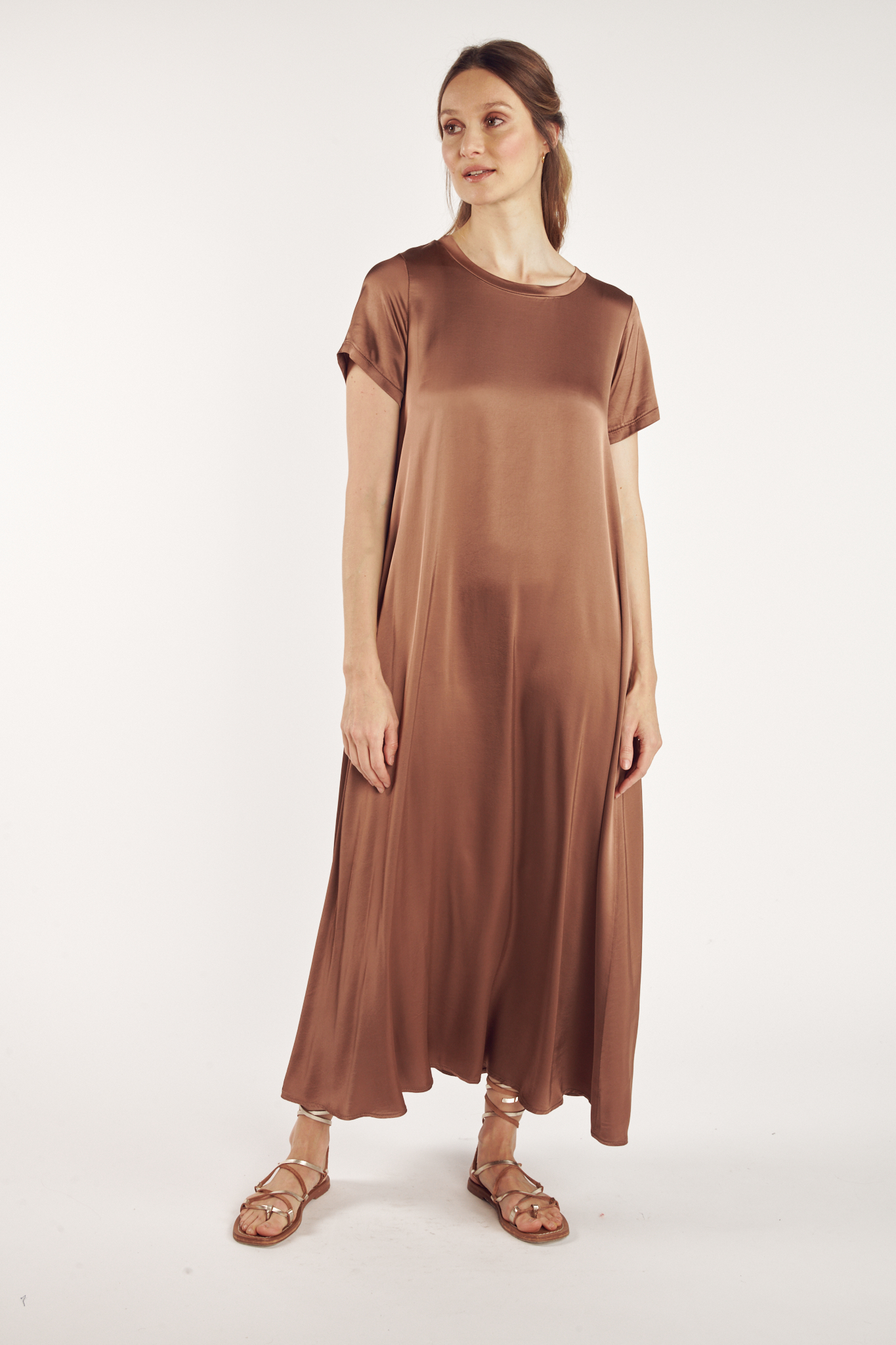 ROBE LONGUE CAREY CAPPUCCINO