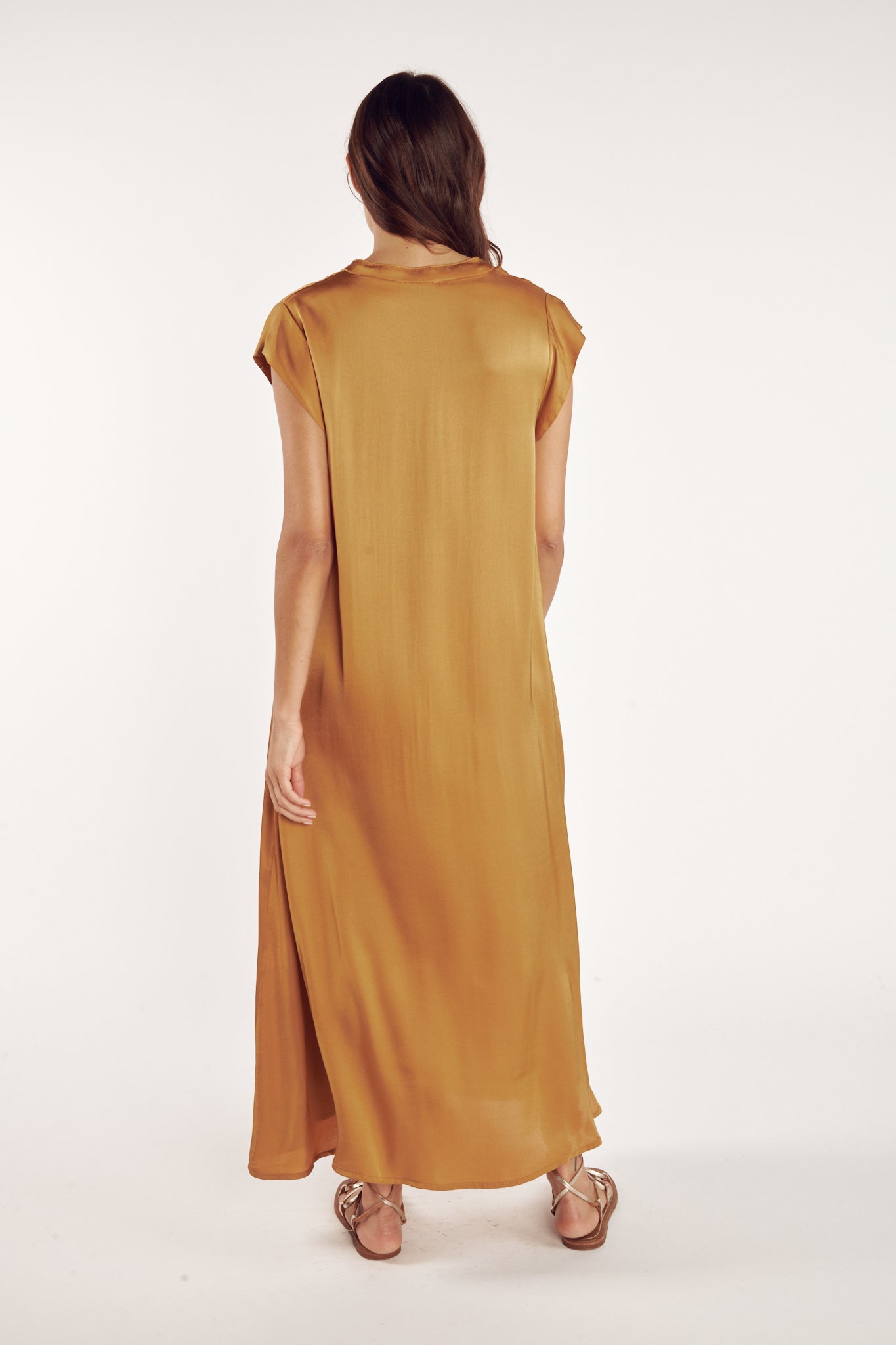 ROBE LONGUE ARLÈNE MIEL