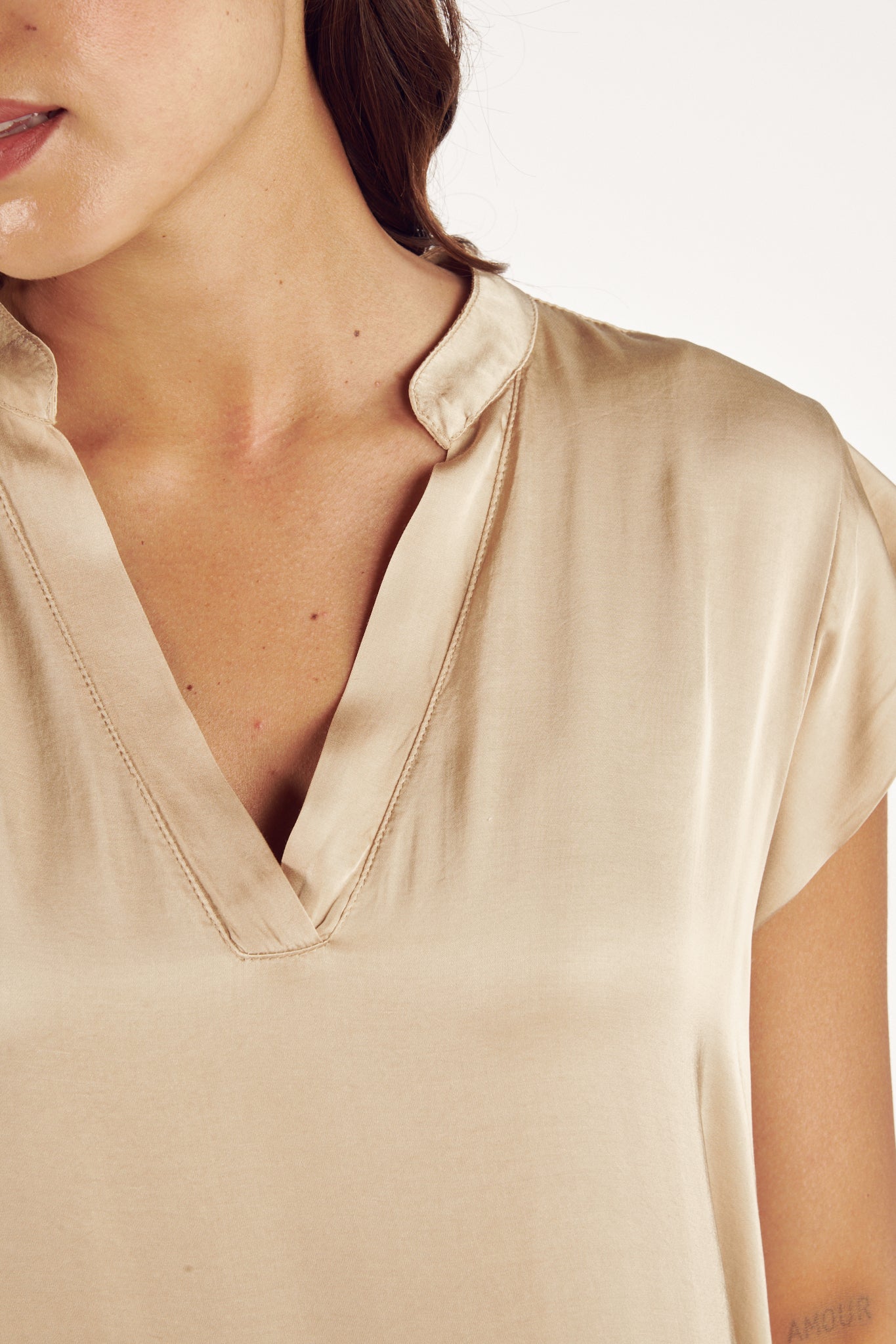 ROBE LONGUE ARLÈNE SABLE