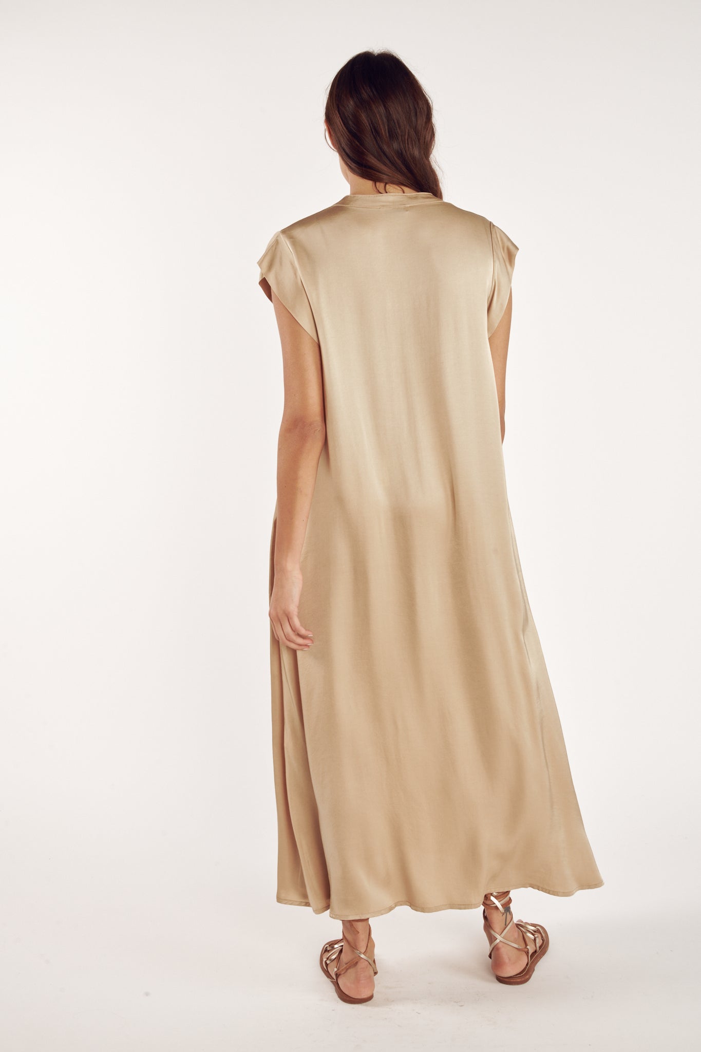 ROBE LONGUE ARLÈNE SABLE