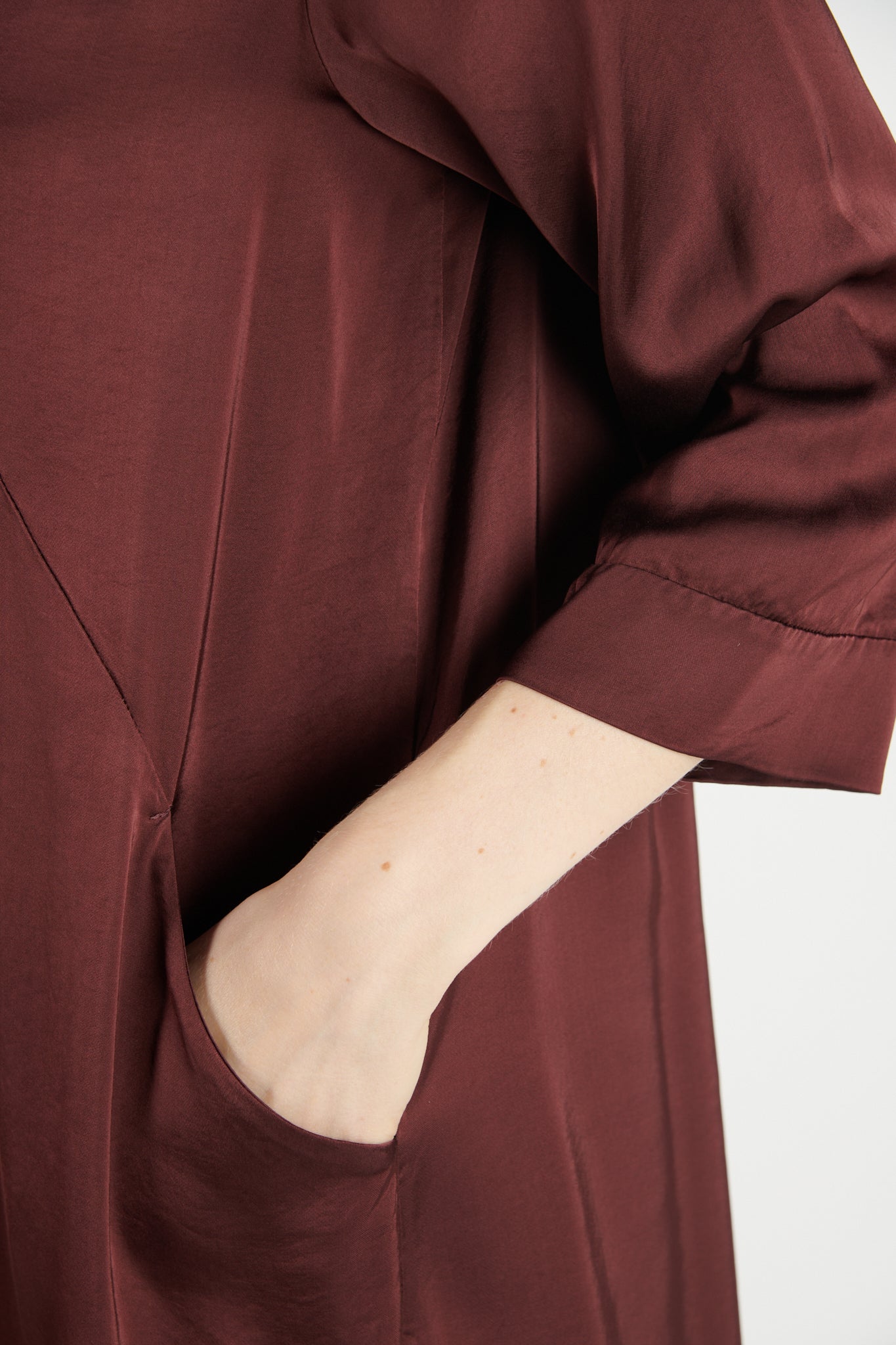 ROBE COURTE DOMAE PRUNE