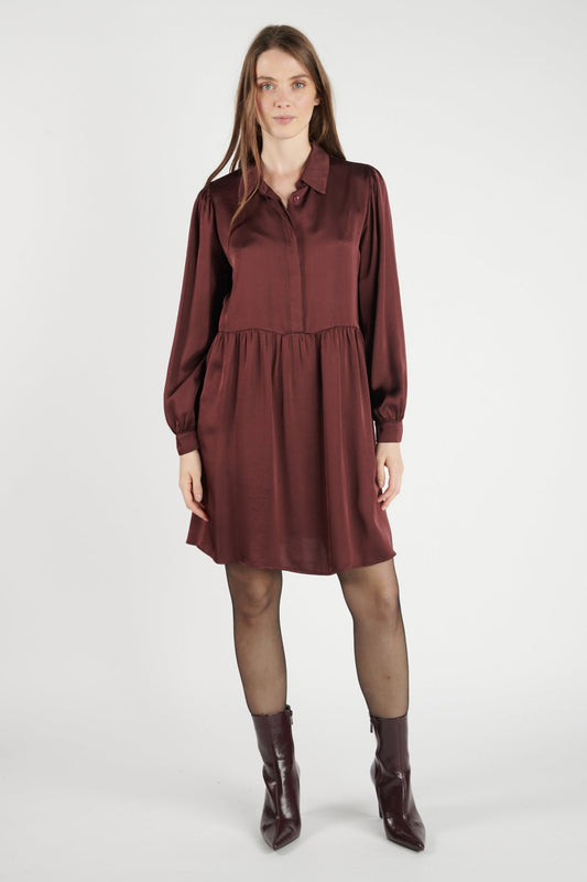 ROBE CHEMISE DONATELLA PRUNE