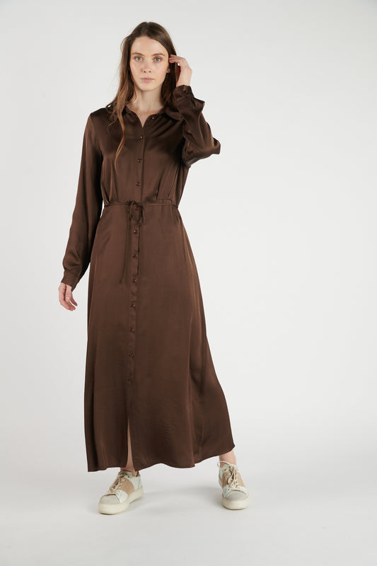 ROBE CHEMISE DÉSIA EBENE