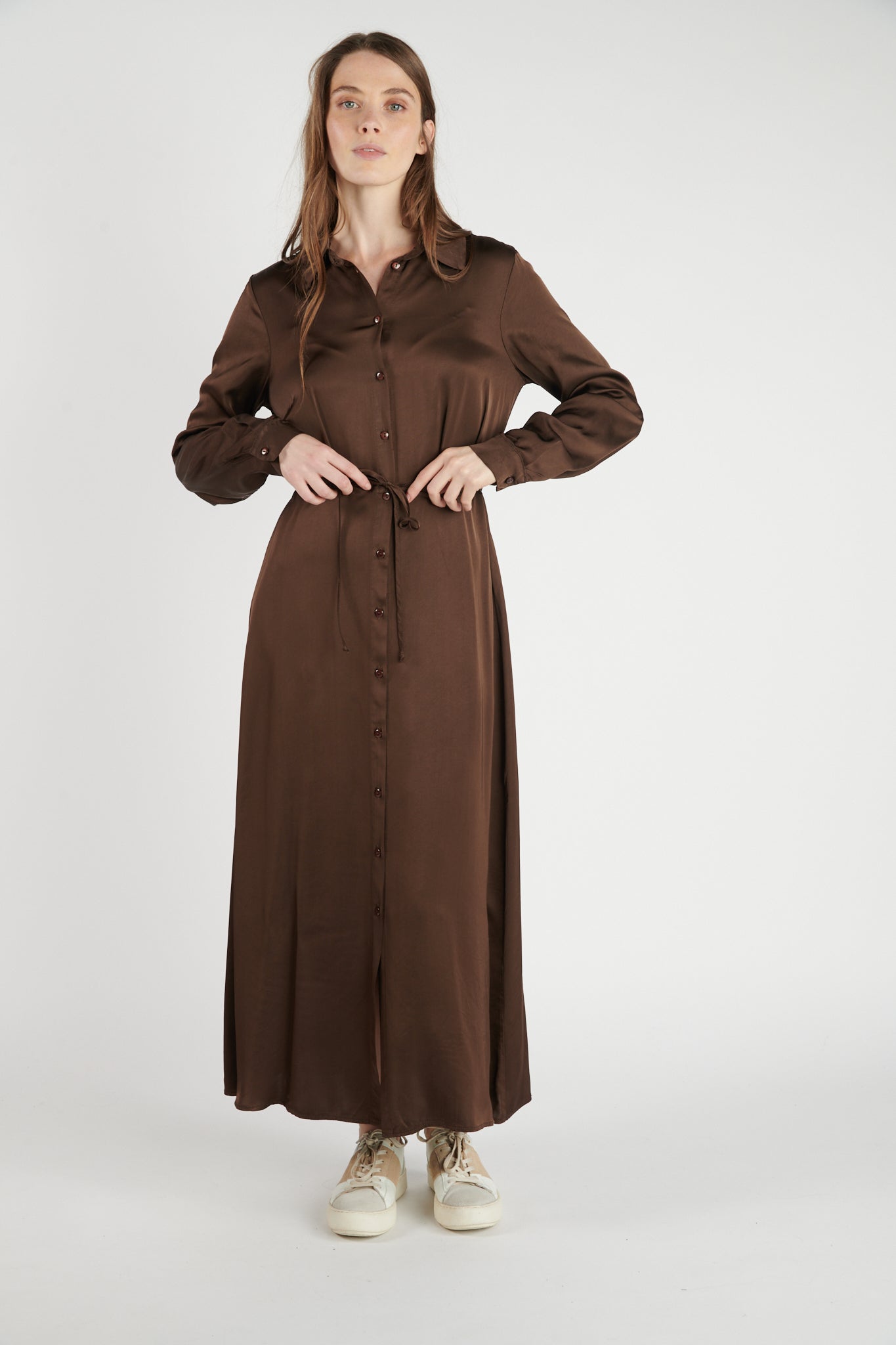 ROBE CHEMISE DÉSIA EBENE