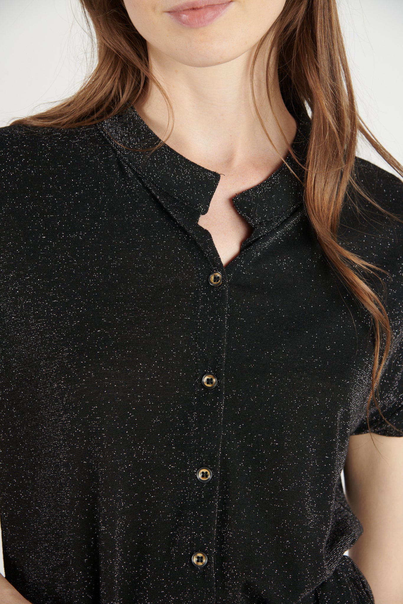 ROBE LONGUE LUREX DIVINE NOIR