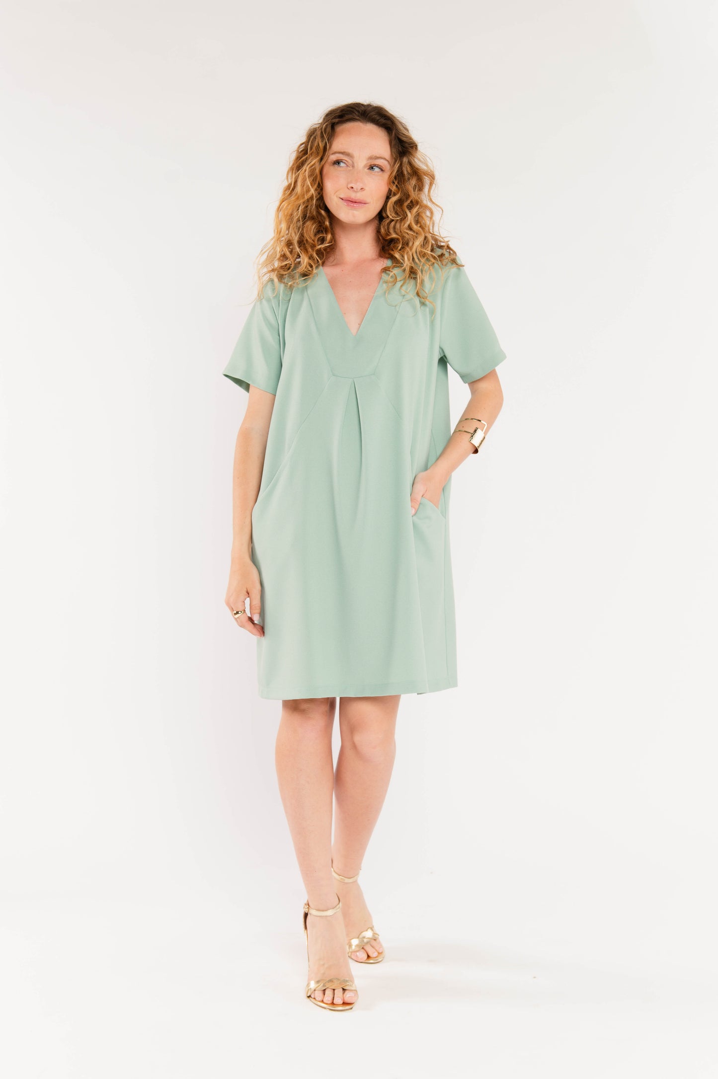 ROBE ÉLOÏSE VERT D'EAU
