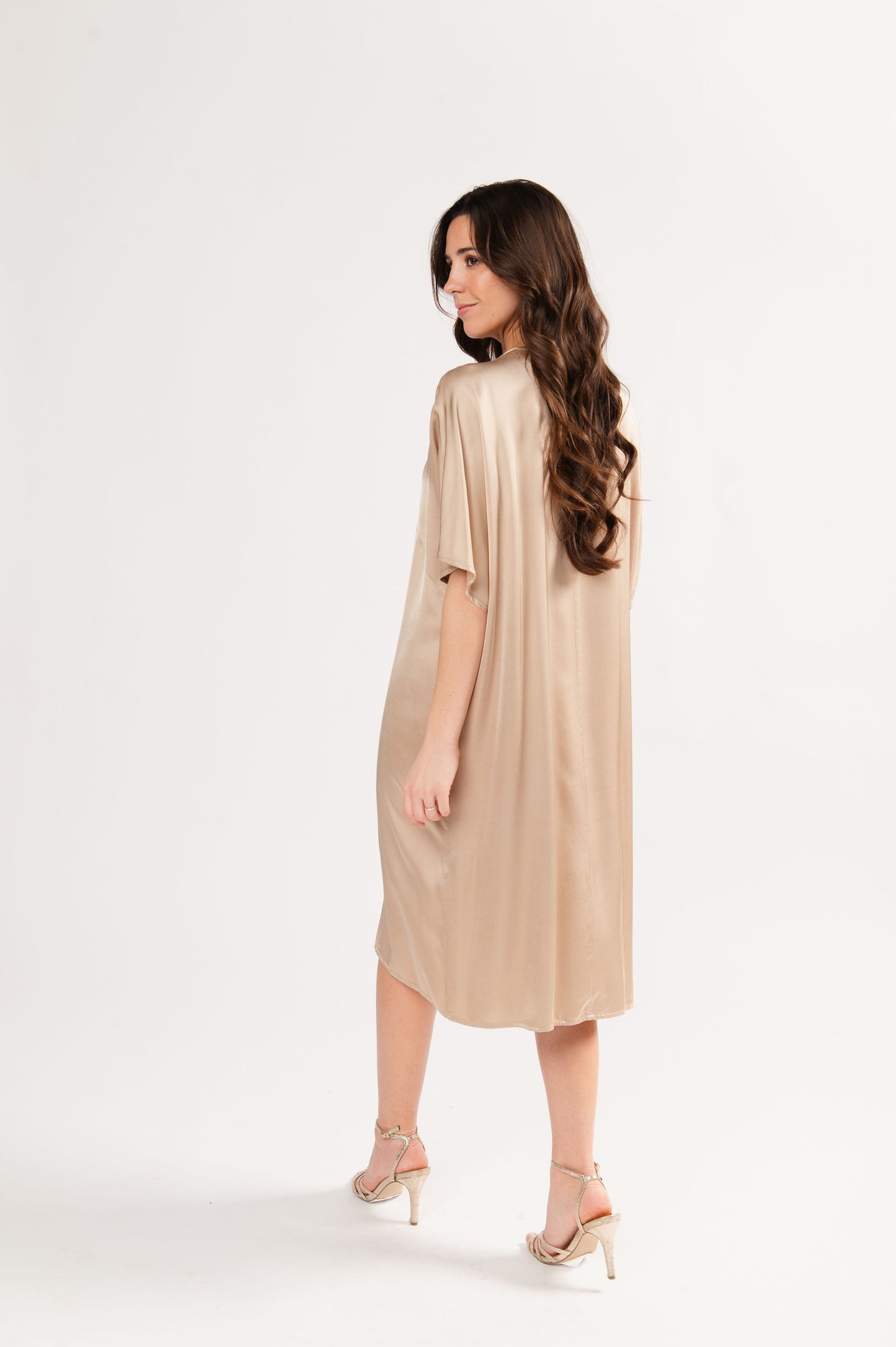 ROBE KIMONO FABRICE BEIGE